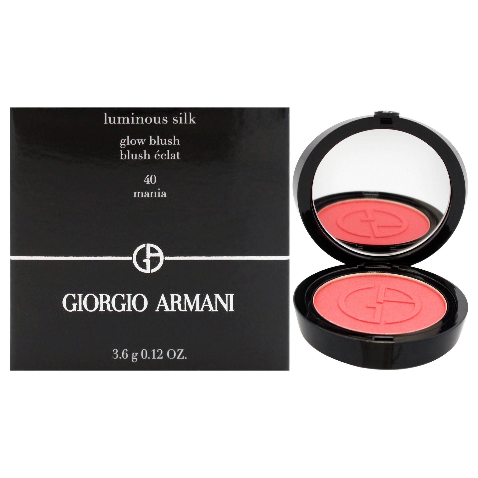 Luminous Silk Glow Blush - 40 Mania by Giorgio Armani for Women - 0.12 oz Blush, See Description, hi-res image number 0