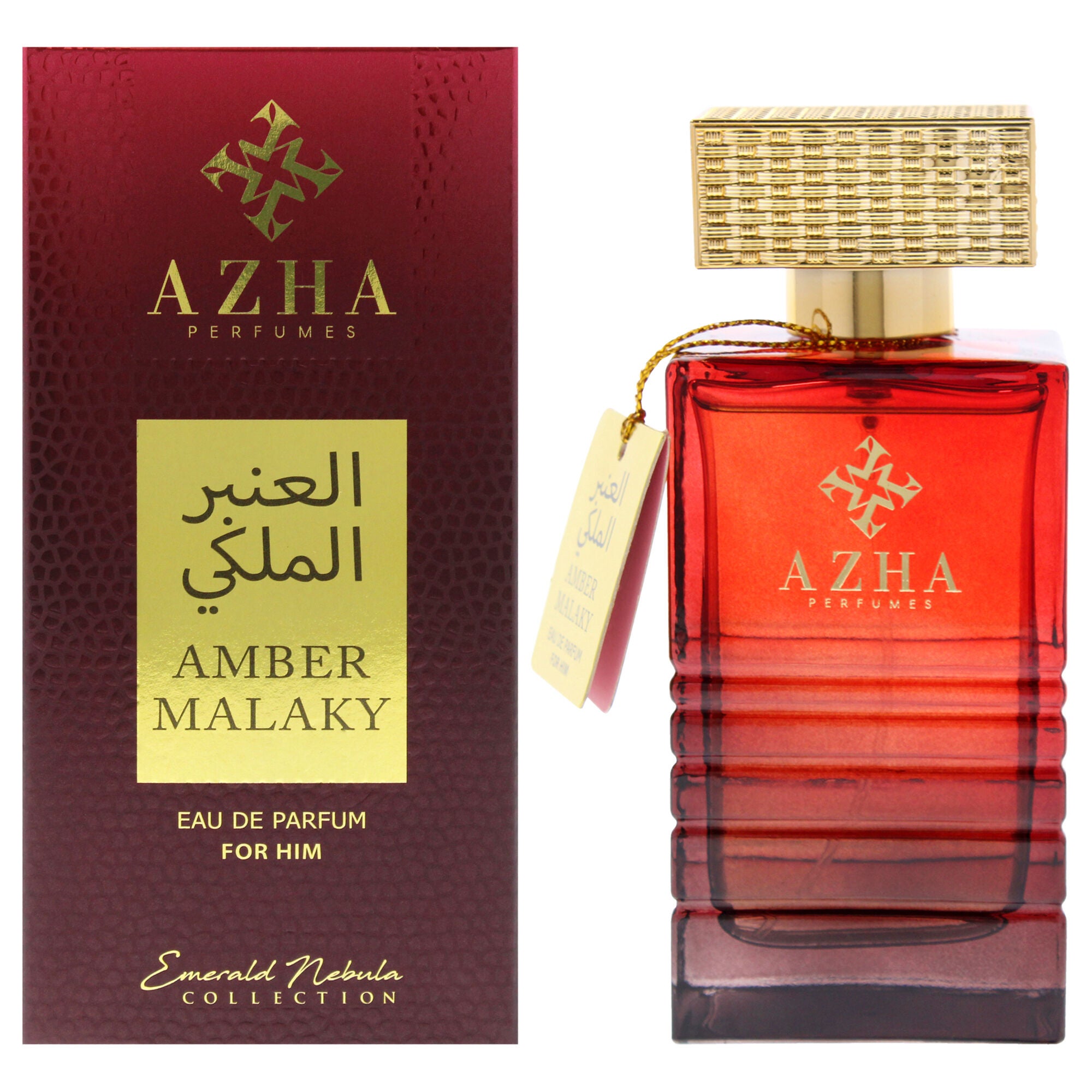Emerald Nebula Collection - Amber Malaky by Azha for Men - 3.3 oz EDP Spray, See Description, hi-res image number 0
