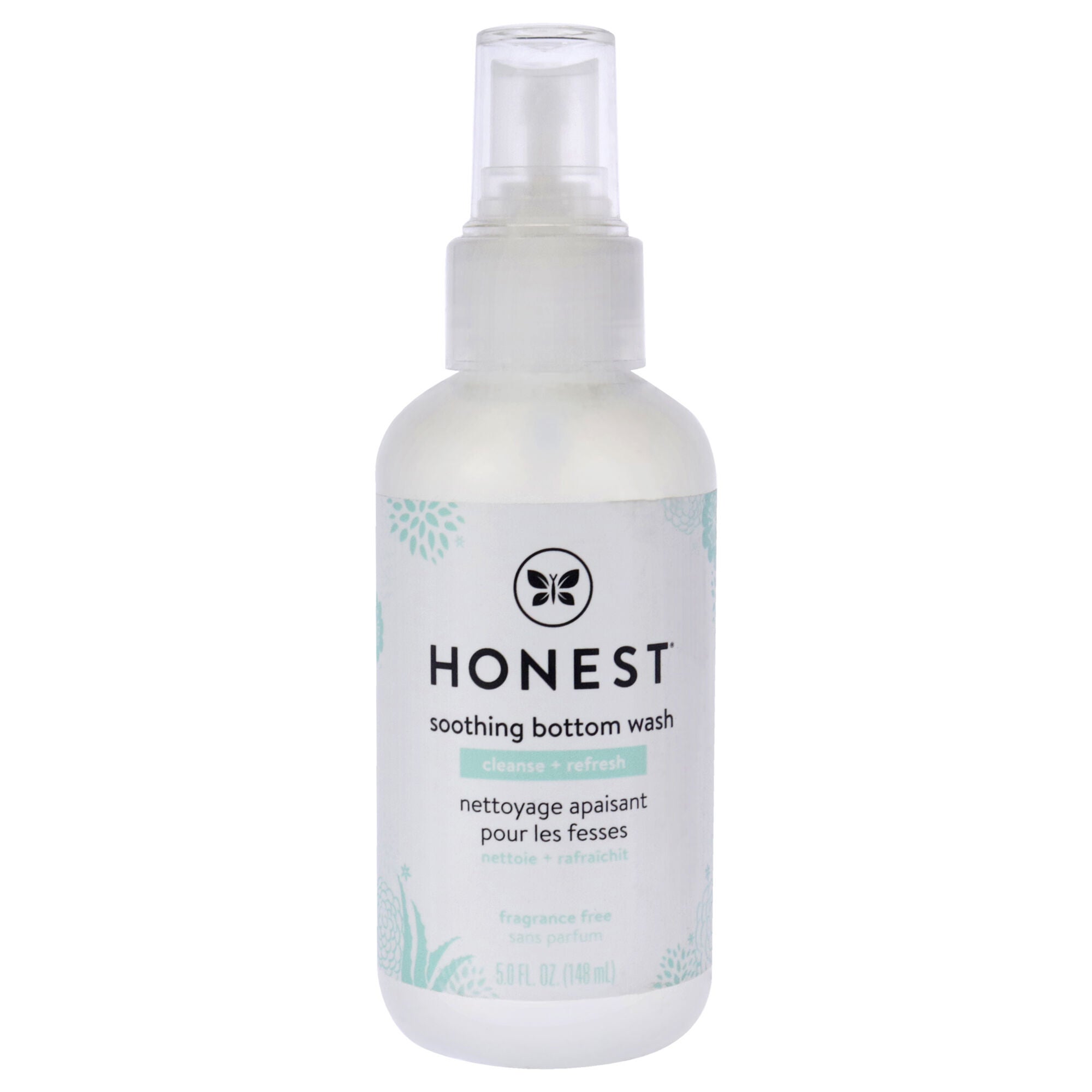 Soothing Bottom Wash by Honest for Kids - 5 oz Cleanser, White, hi-res image number 0