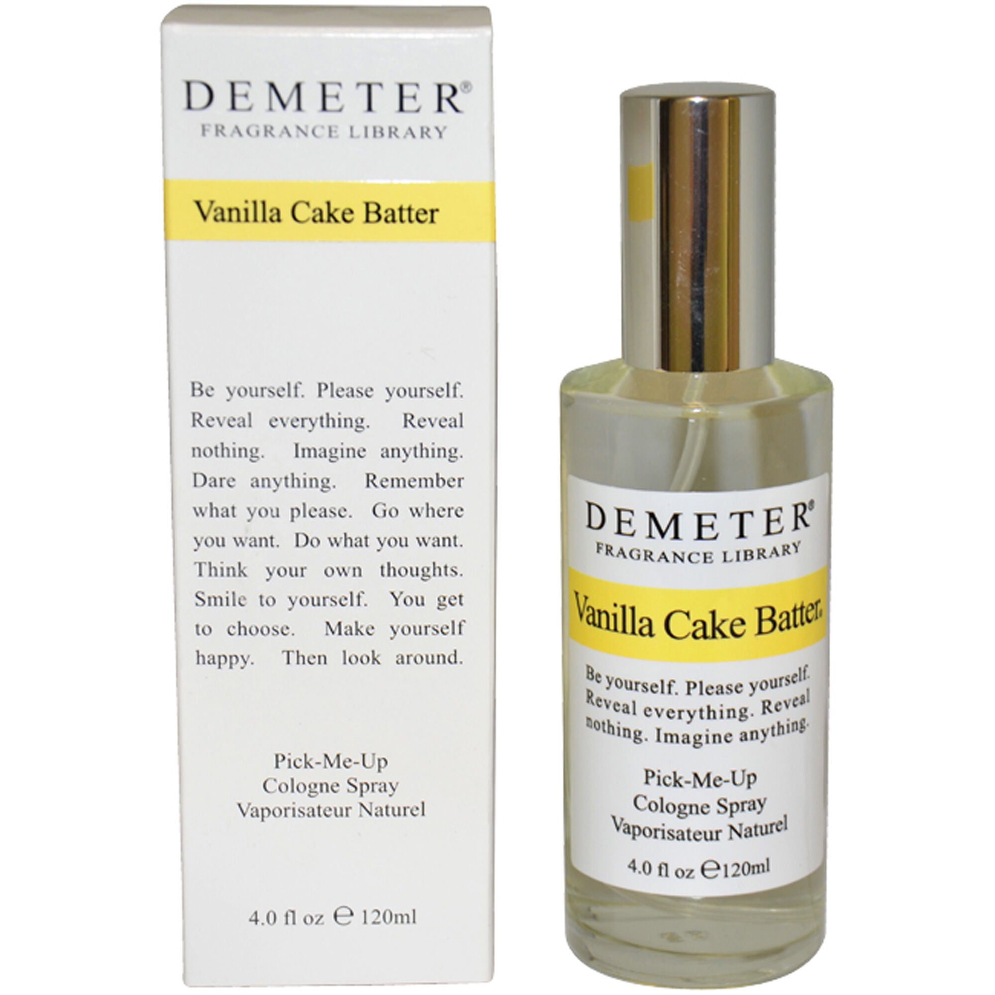 Vanilla Cake Batter by Demeter for Women - 4 oz Cologne Spray, See Description, hi-res image number 0