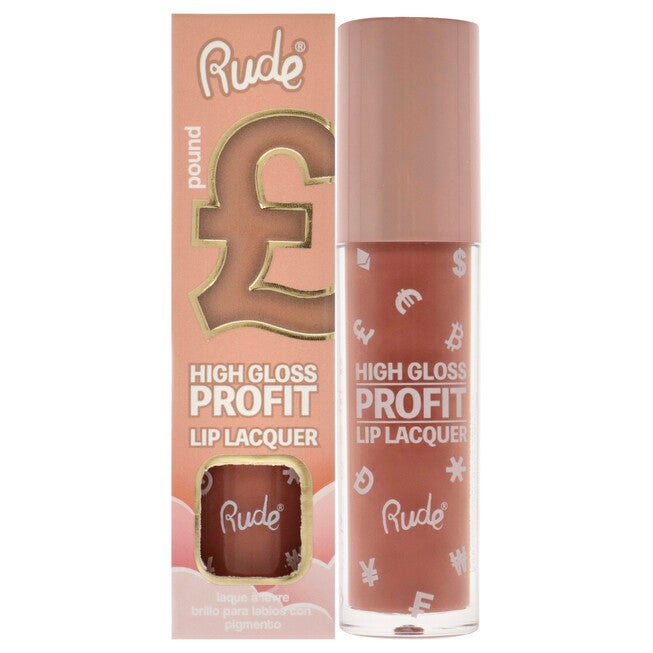High Gloss Profit Lip Lacquer - Pound by Rude Cosmetics for Women - 0.141 oz Lip Gloss, See Description, hi-res image number 0