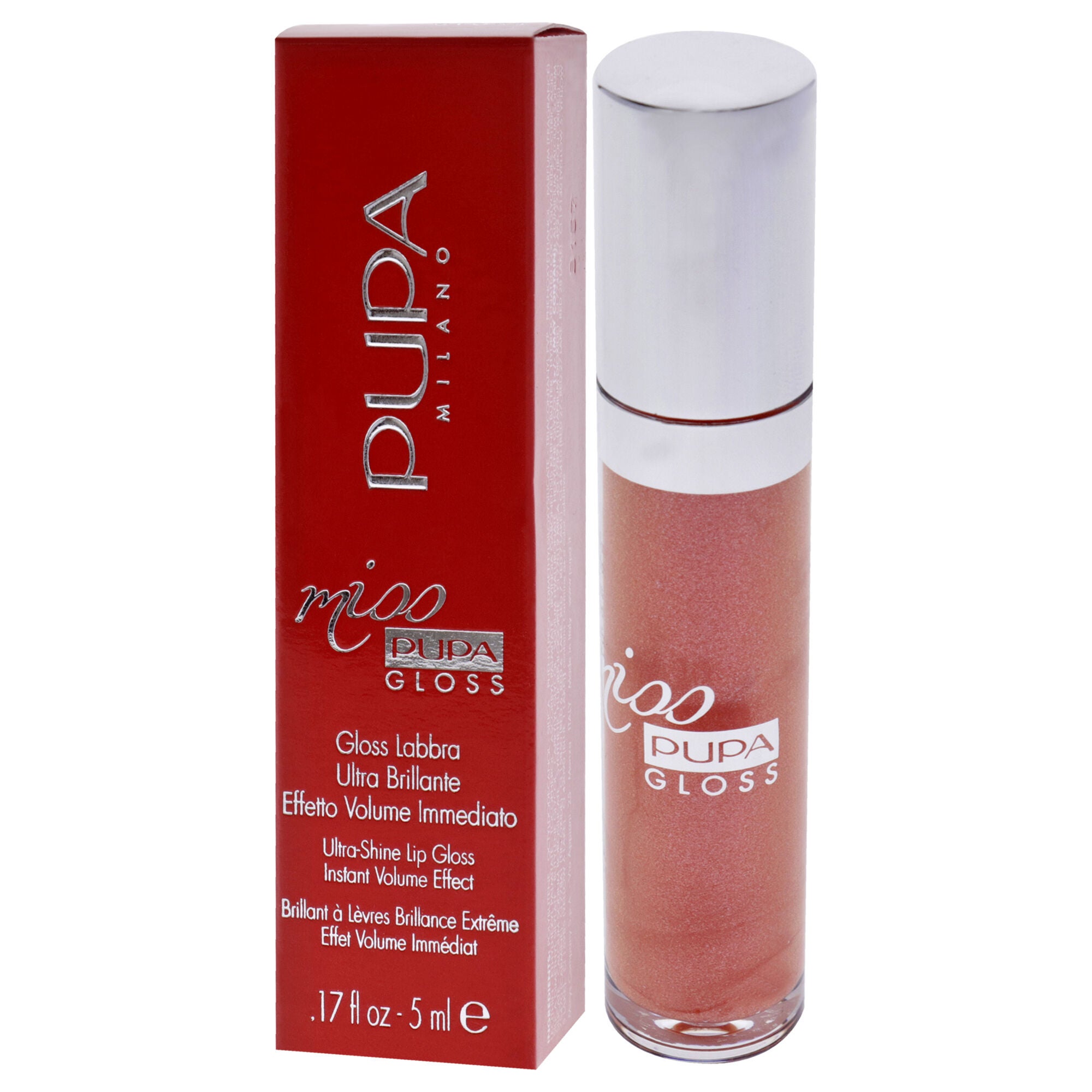 Miss Pupa Gloss Ultra-Shine Lip Gloss - 200 Juicy Glaze by Pupa Milano for Women - 0.17 oz Lip Gloss, See Description, alternate image number 3
