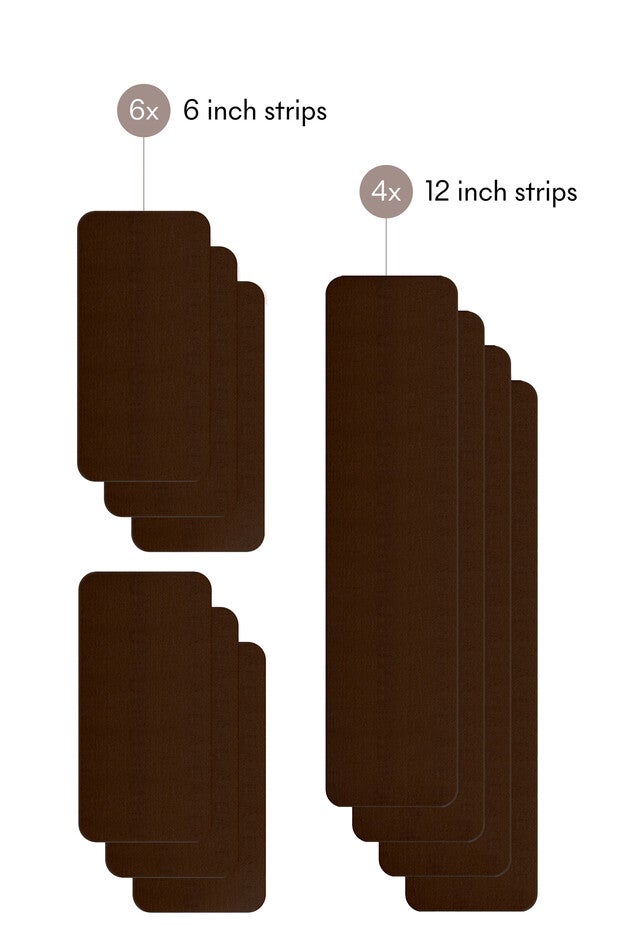 The Weekender Pre-Cut Shape Tape Breast Tape, No 9 Espresso / Brown, alternate image number 1