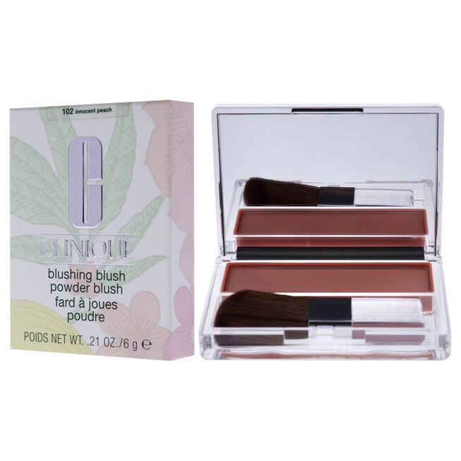 Blushing Blush Powder Blush - 102 Innocent Peach by Clinique for Women - 0.21 oz Blush, See Description, alternate image number 3