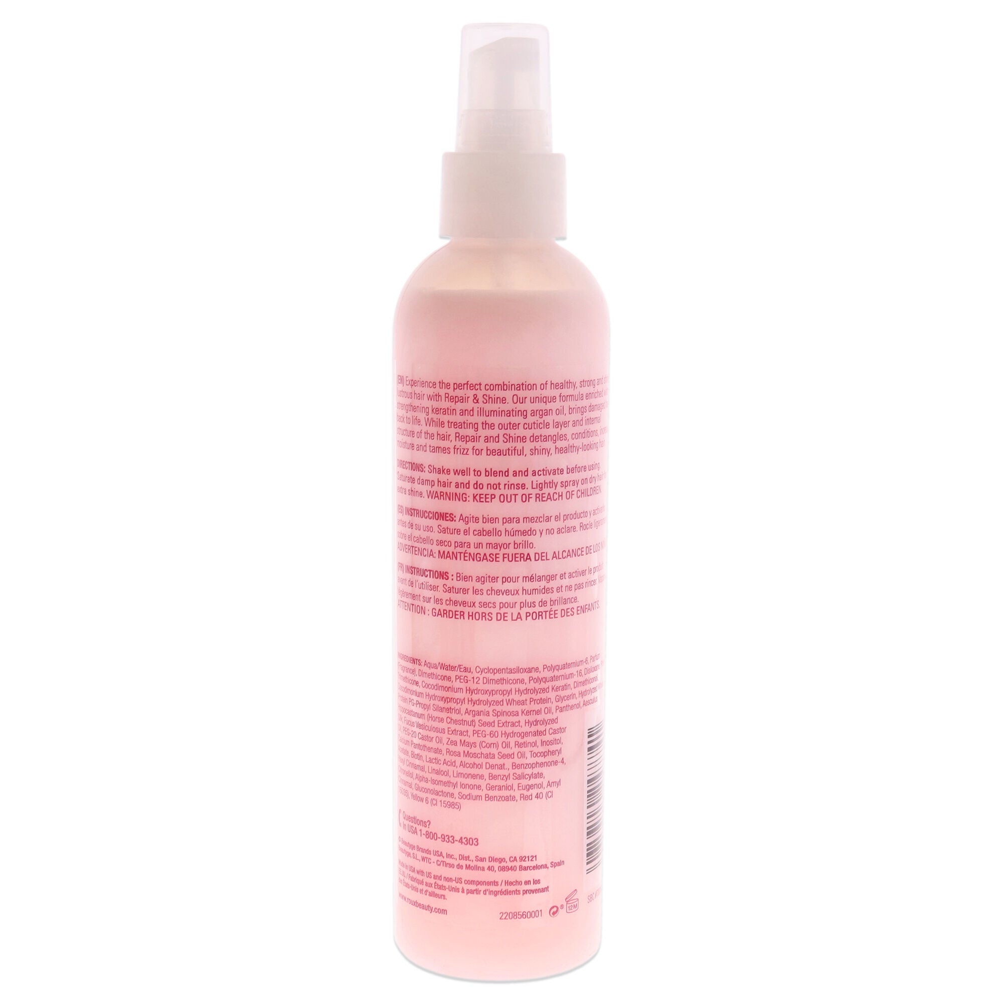Keratin Repair and Shine Leave-In Treatment for Damaged Hair by Roux for Unisex - 8.45 oz Treatment, , alternate image number 3