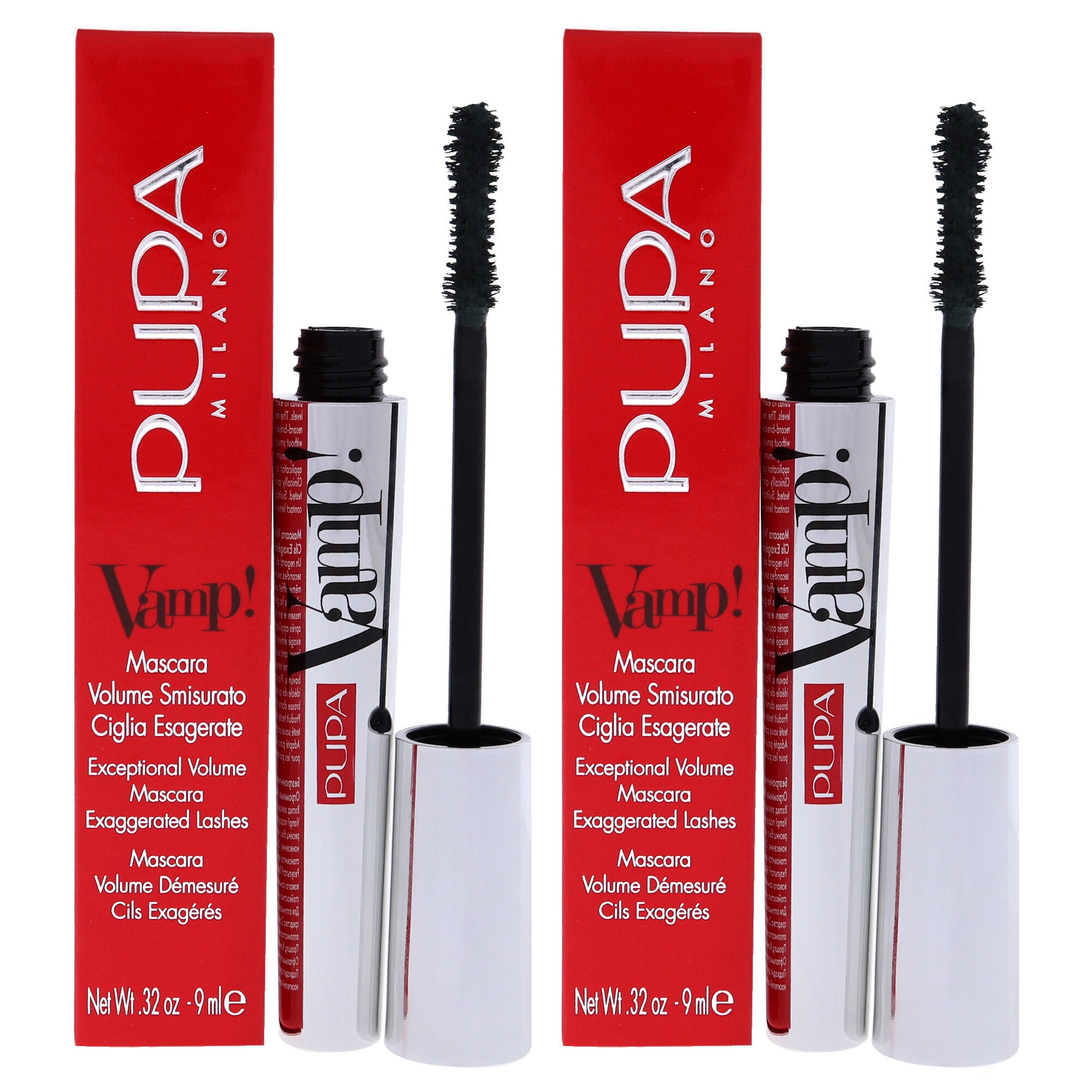 Vamp! Mascara - 504 Military Green by Pupa Milano for Women - 0.32 oz Mascara - Pack of 2, See Description, hi-res image number 0