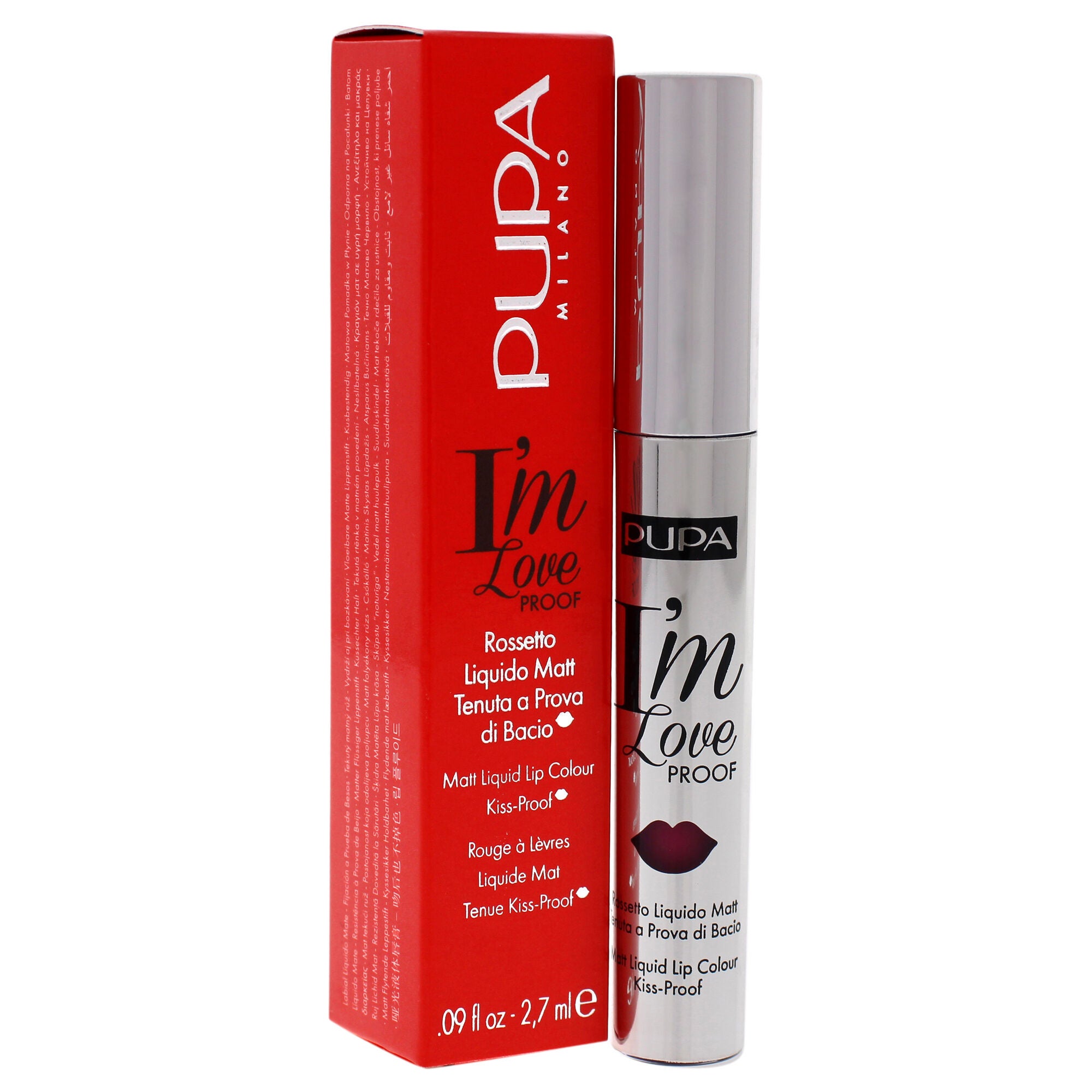 I Am Love Proof Matt Liquid Lip Color - 008 Flamingo Fuchsia by Pupa Milano for Women - 0.09 oz Lipstick, See Description, alternate image number 1