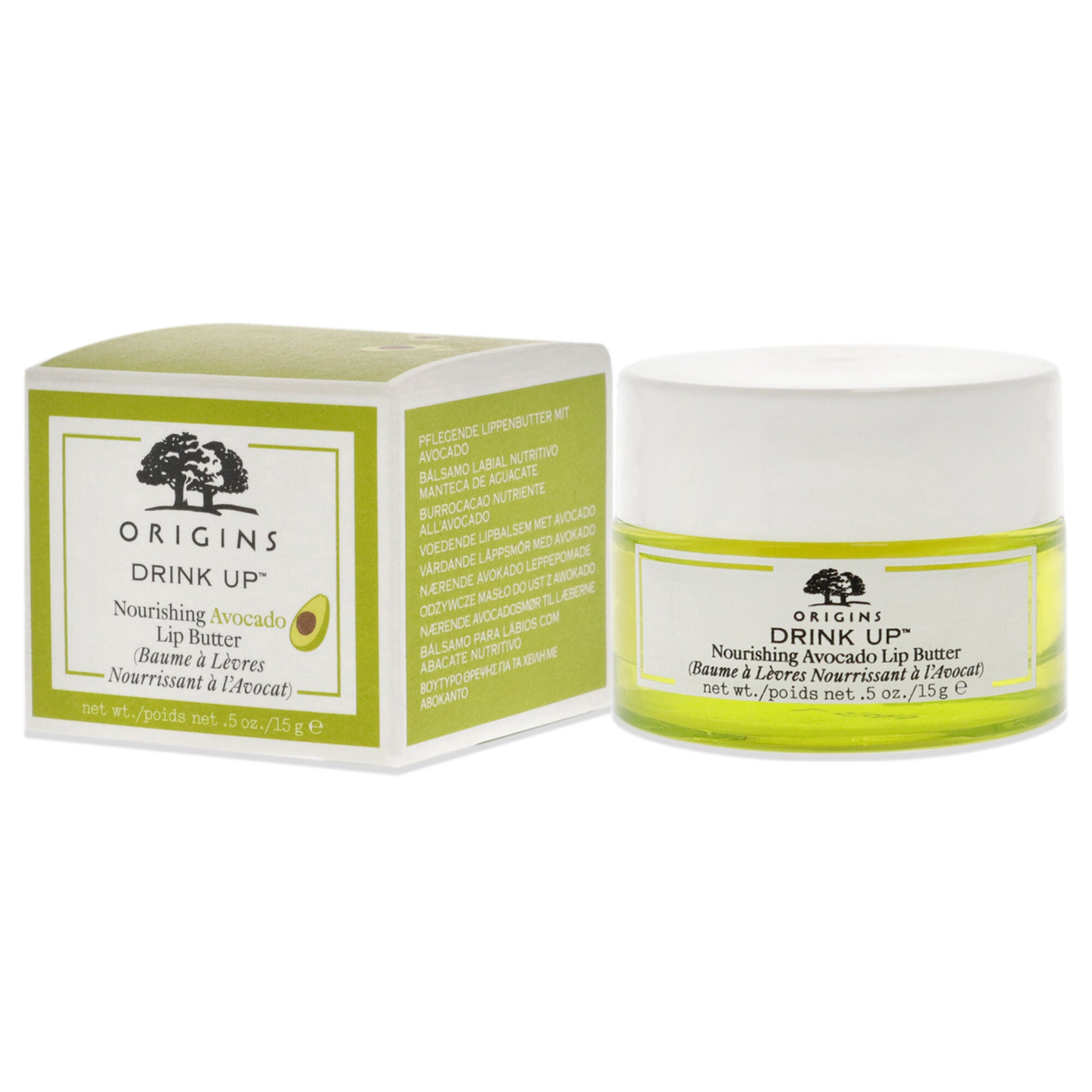 Drink Up Nourishing Avocado Lip Butter by Origins for Unisex - 0.5 oz Lip Balm, , alternate image number 7