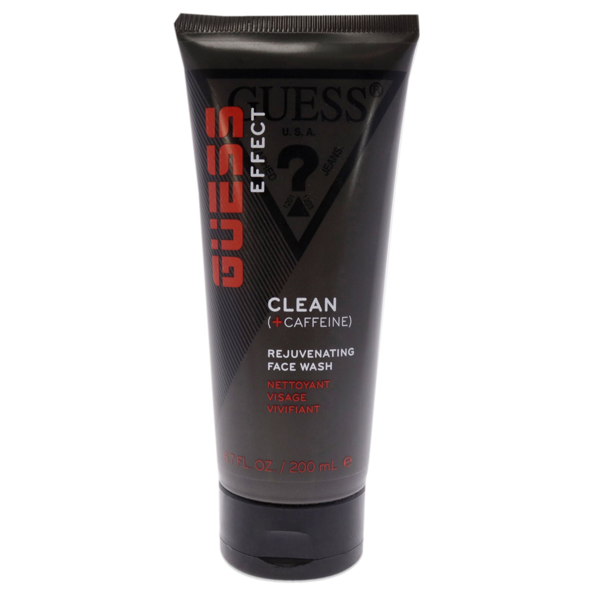 Guess Effect Clean Rejuvenating Face Wash by Guess for Men - 6.7 oz Face Wash, White, hi-res image number 0