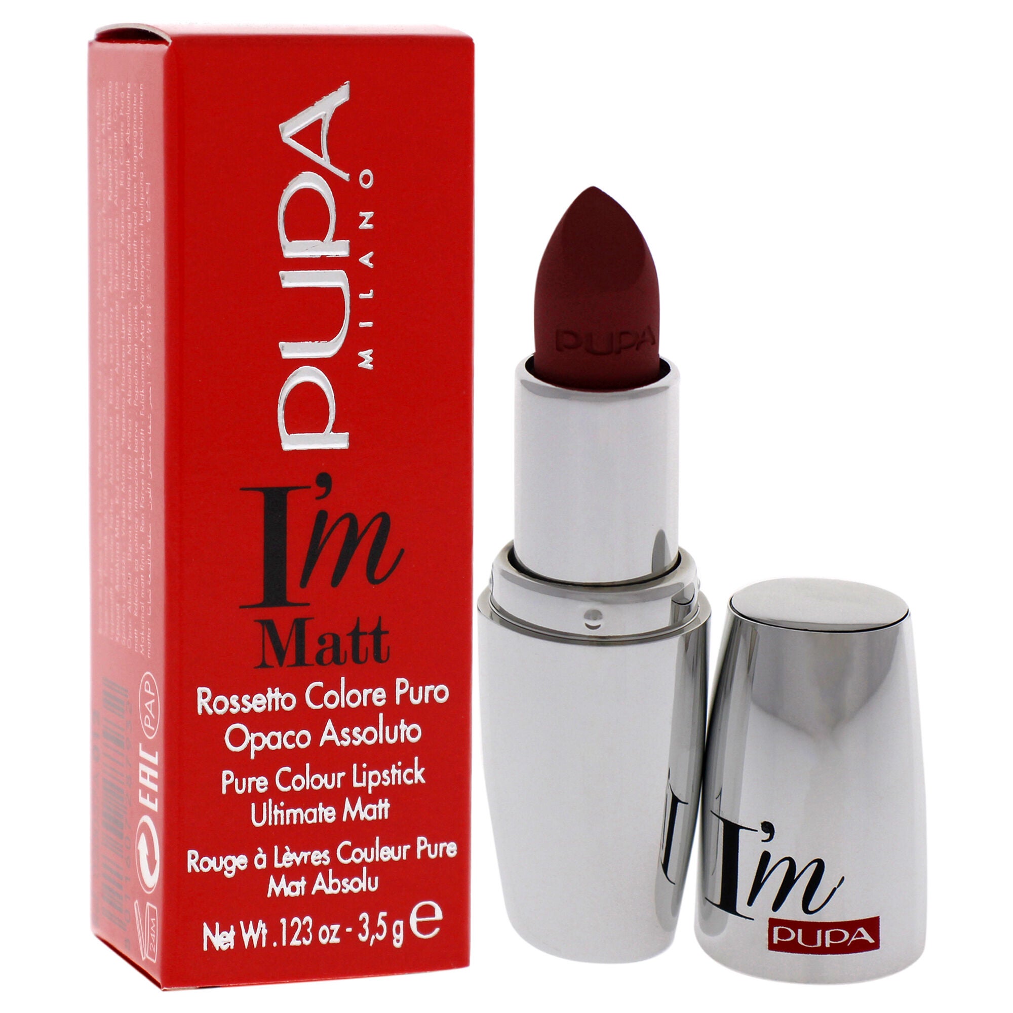 I Am Matte Pure Colour Lipstick - 012 Angel Rose by Pupa Milano for Women - 0.123 oz Lipstick, , alternate image number 6