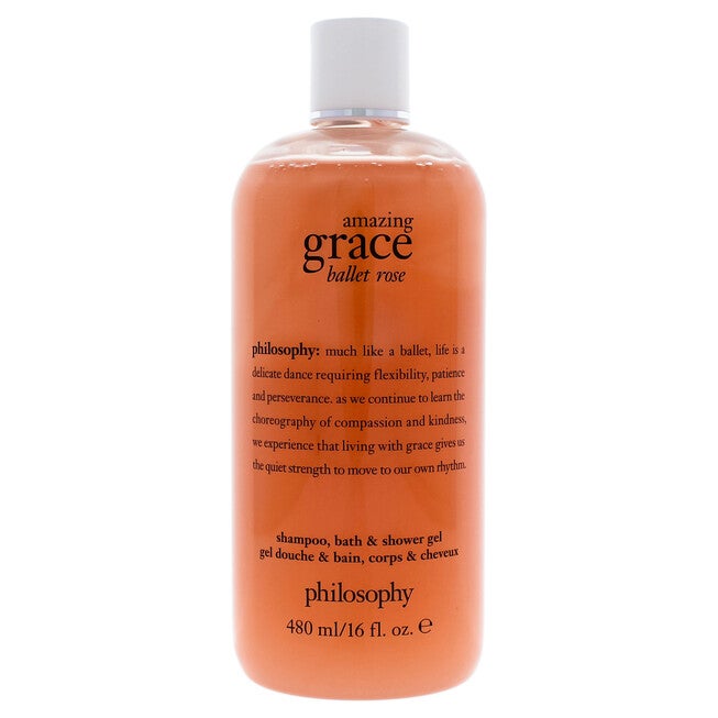 Amazing Grace Ballet Rose Shampoo Bath and Shower Gel by Philosophy for Women - 16 oz Shampoo Bath and Shower Gel, See Description, alternate image number 2