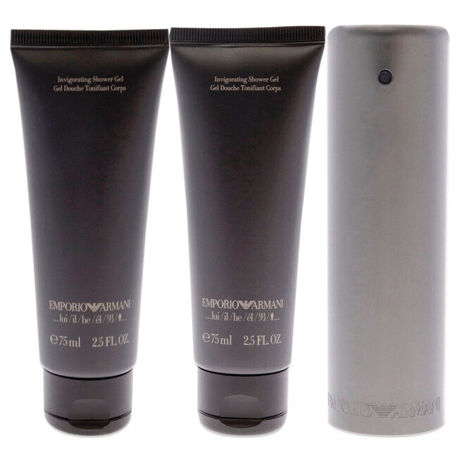 Emporio Armani by Emporio Armani for Men - 3 Pc Gift Set 1.7oz EDT Spray, 2x2.5oz Shower Gel, See Description, alternate image number 1