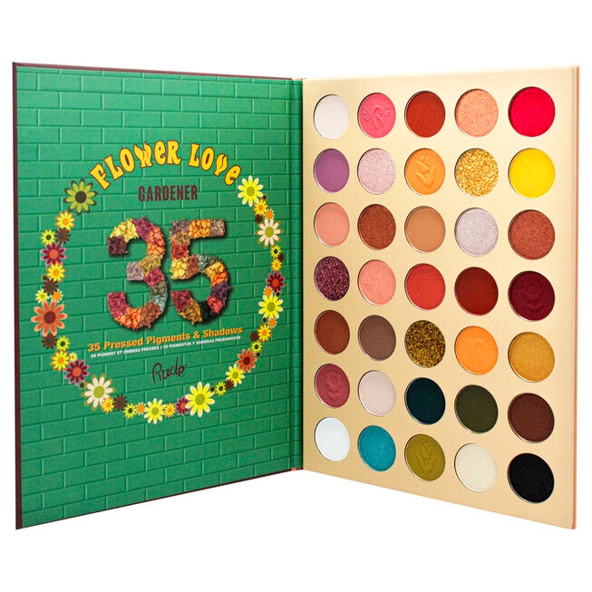 Flower Love 35 Eyeshadows Palette - Gardener by Rude Cosmetics for Women - 1.34 oz Eye Shadow, , alternate image number 5