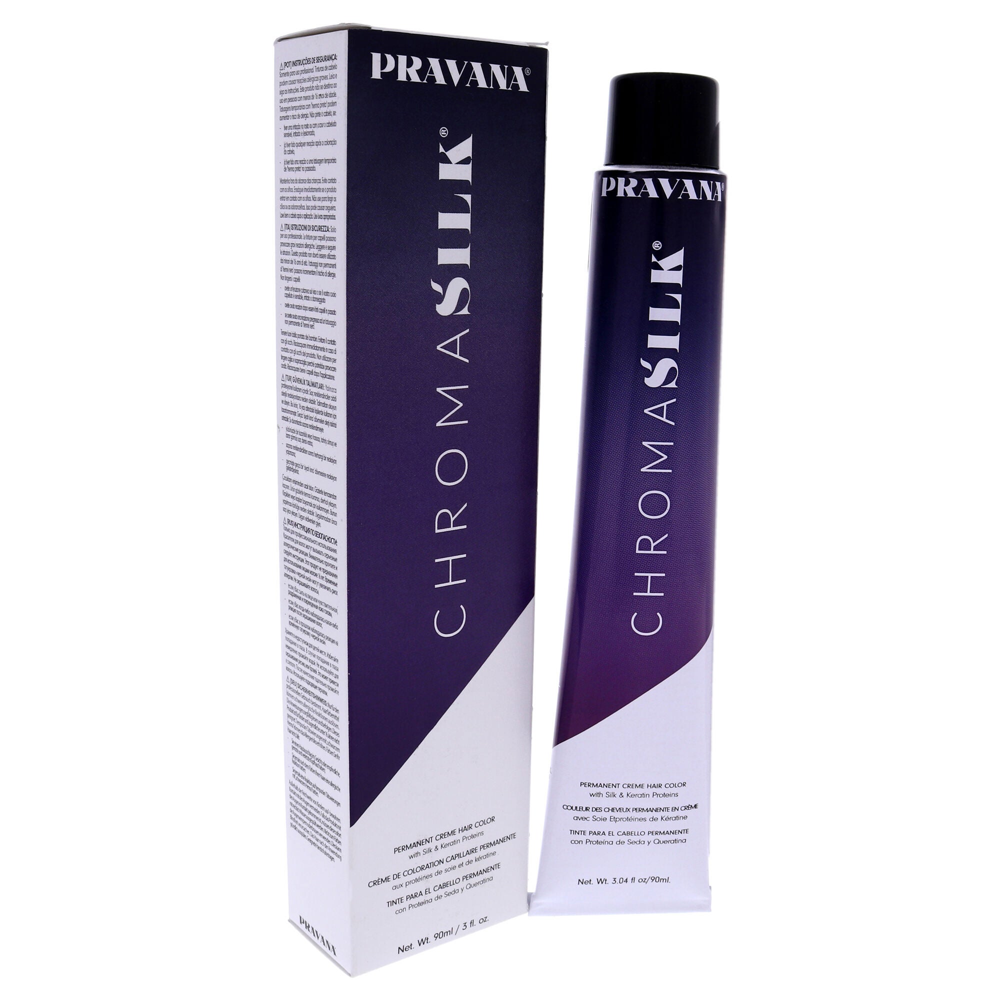 ChromaSilk Creme Hair Color - 4.3 Golden Brown by Pravana for Unisex - 3 oz Hair Color, , alternate image number 7
