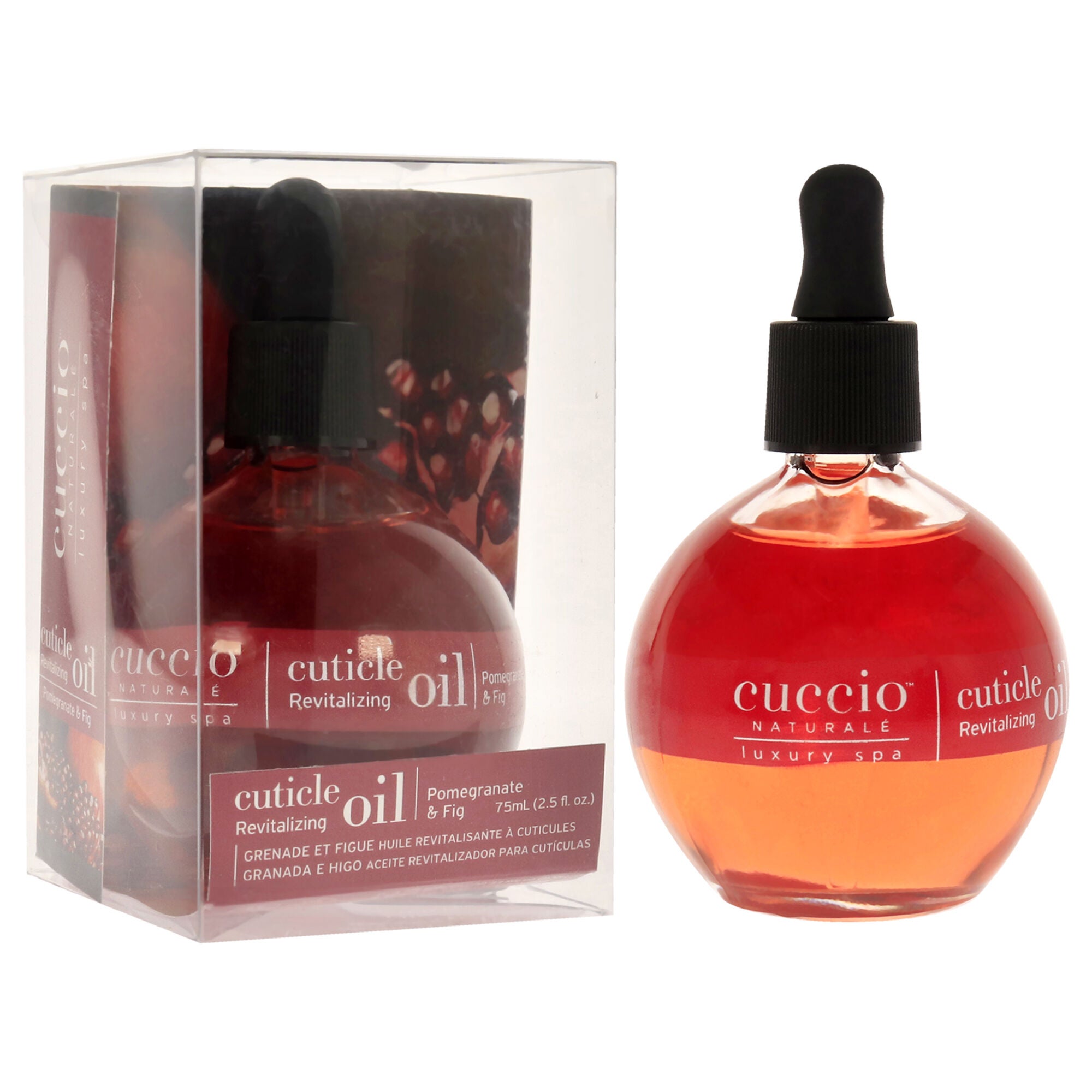 Cuticle Revitalizing Oil - Pomegranate and Fig Manicure by Cuccio Naturale for Unisex - 2.5 oz Oil, See Description, alternate image number 1