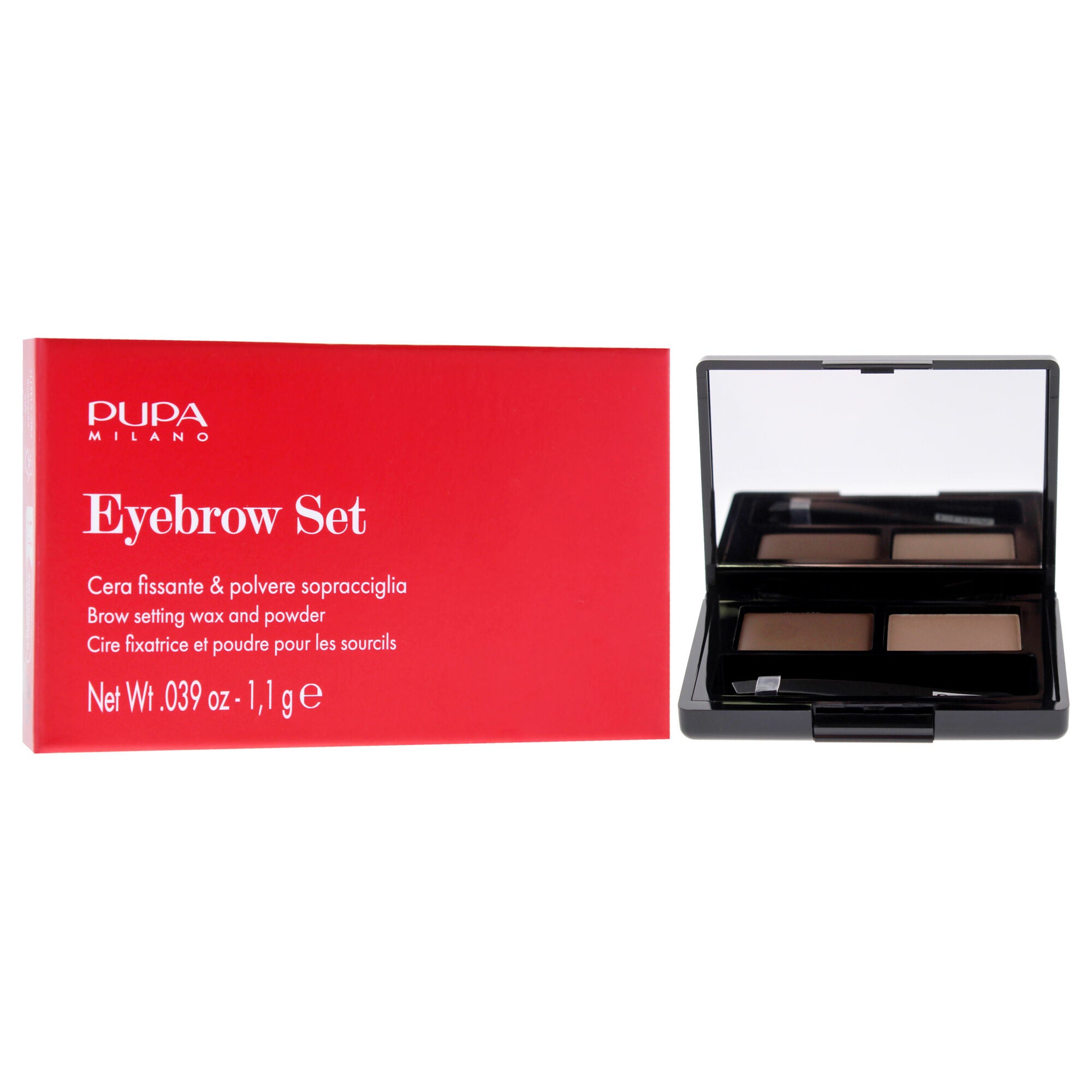 Eyebrow Design Set - 002 Brown by Pupa Milano for Women - 0.039 oz Eyebrow, See Description, alternate image number 1