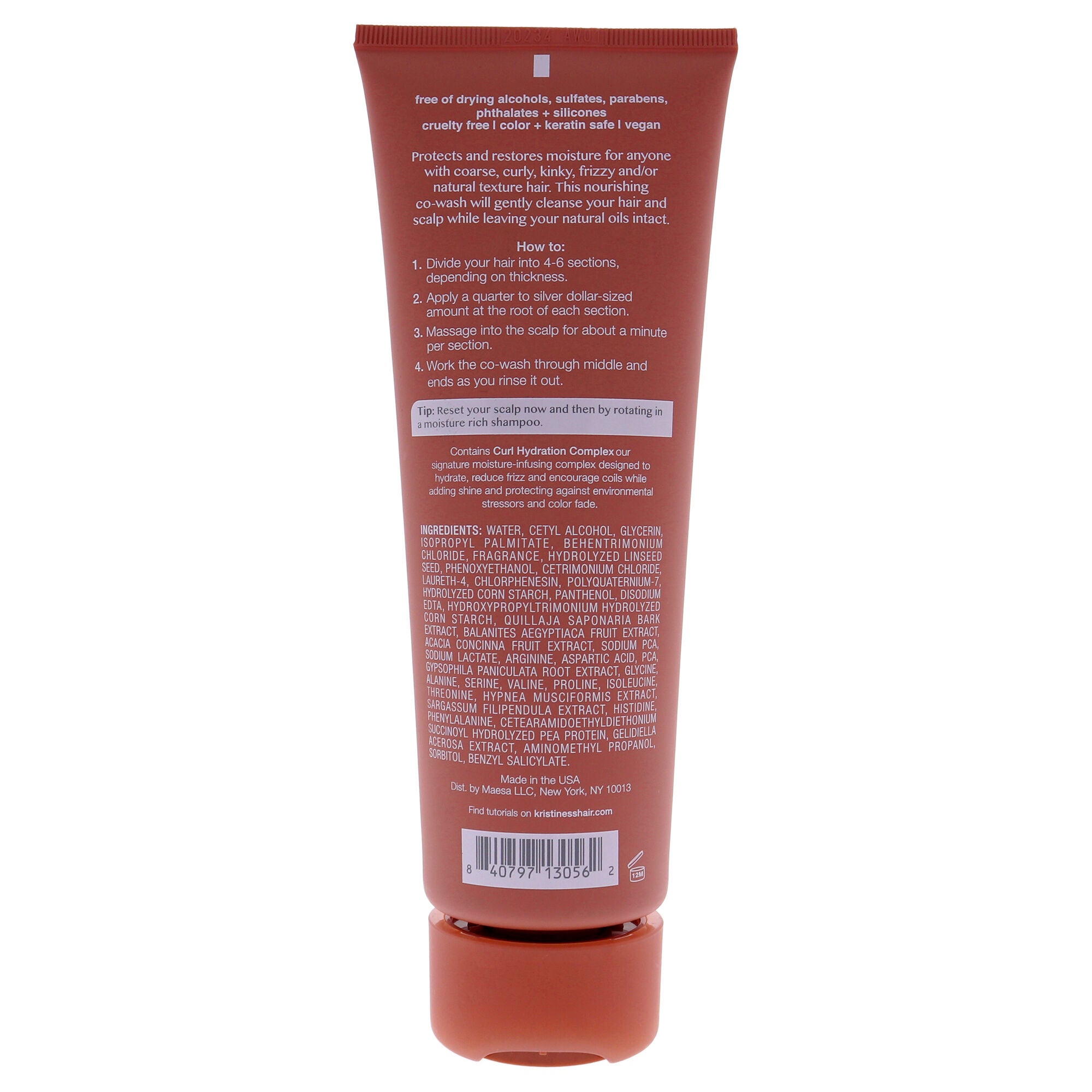 Ultra Hydrating Curl Co-Wash by Kristin Ess for Unisex - 8.45 oz Cleanser, , alternate image number 3