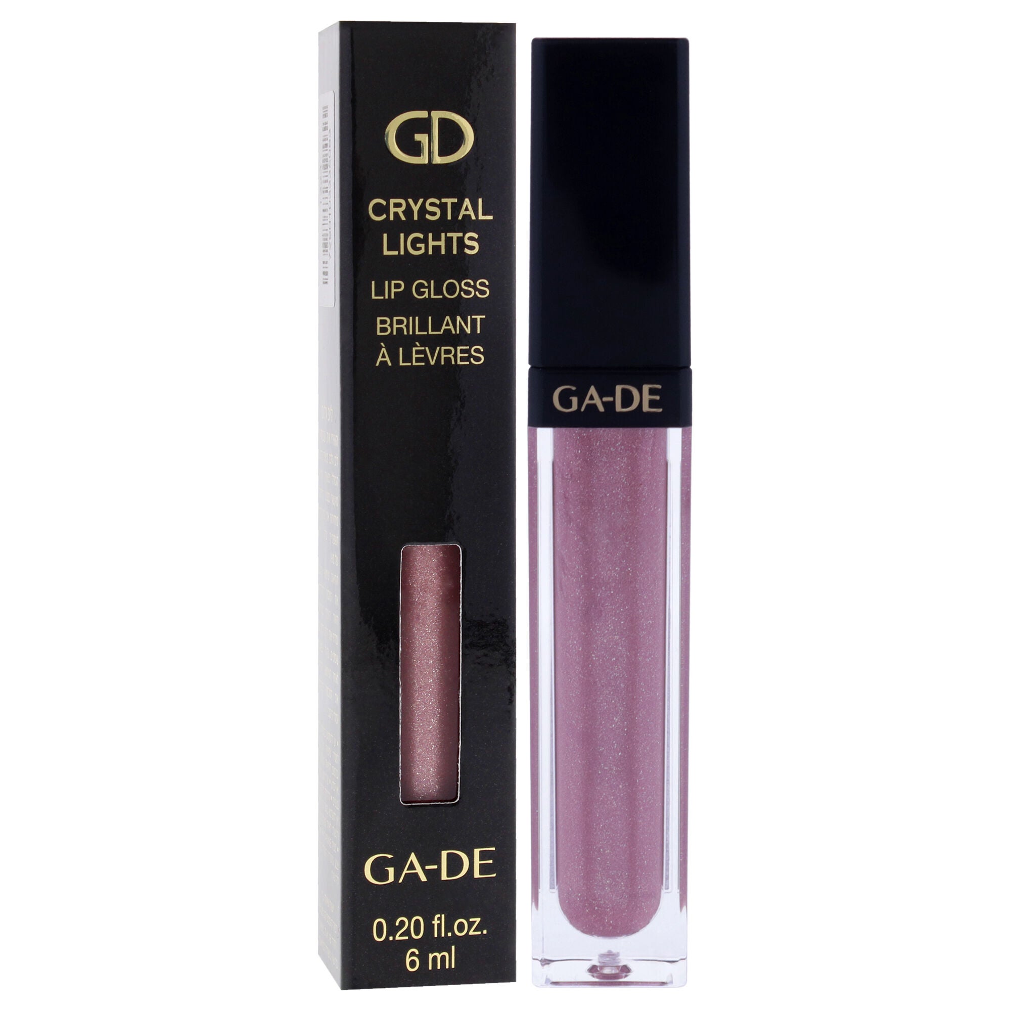 Crystal Lights Lip Gloss - 514 Smoky Quartz by GA-DE for Women - 0.2 oz Lip Gloss, See Description, alternate image number 1