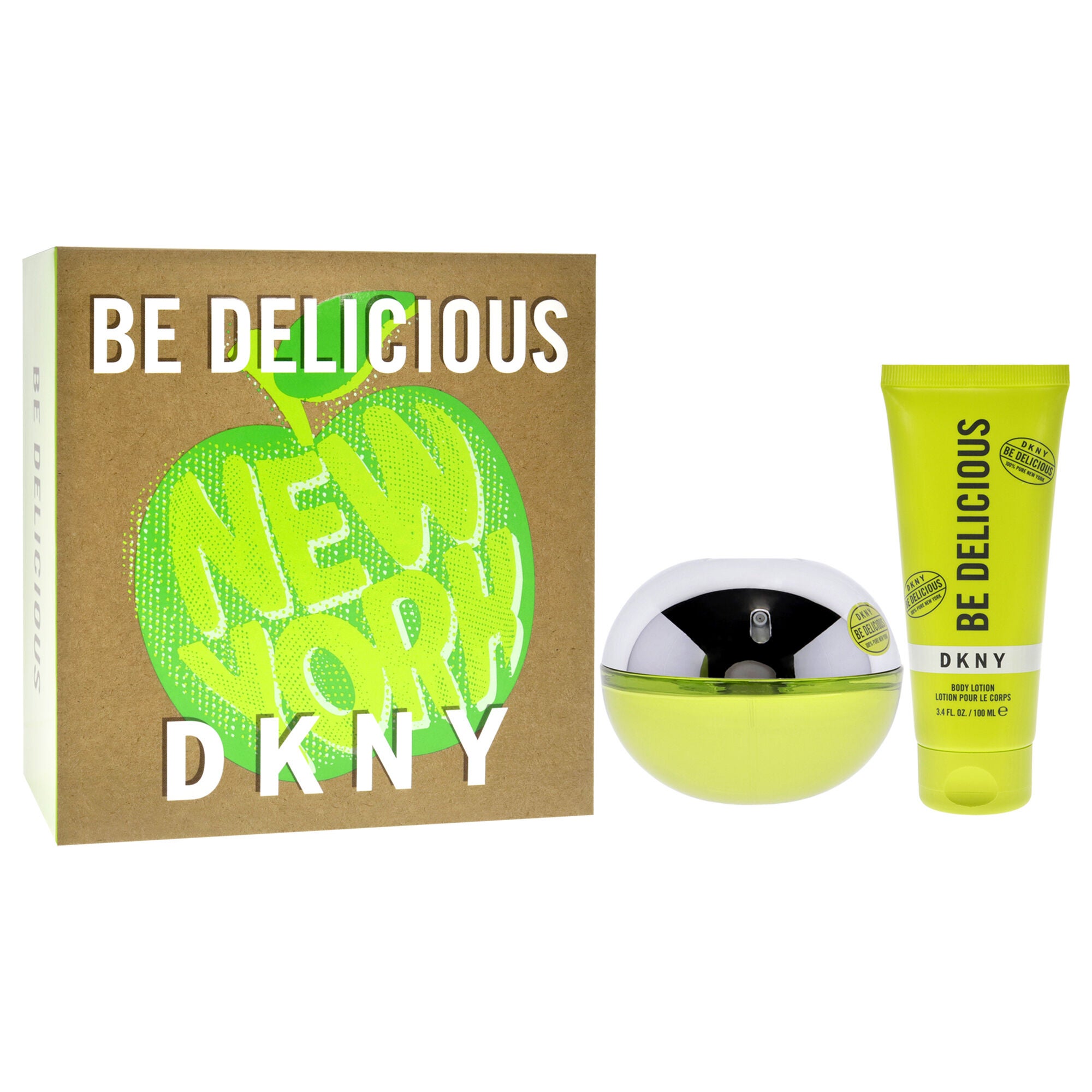DKNY Be Delicious by Donna Karan for Women - 2 Pc Gift Set 3.4oz EDP Spray, 3.4oz Body Lotion, , alternate image number 7