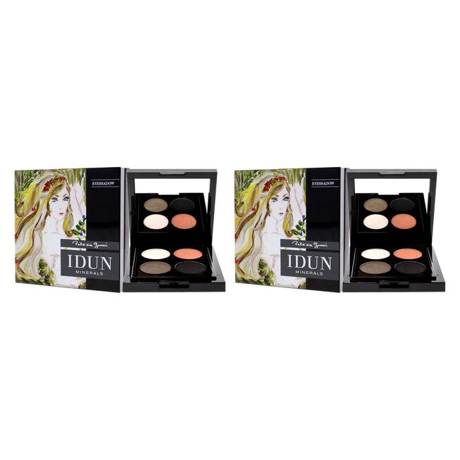 Eyeshadow Palette - 406 Vitsippa by Idun Minerals for Women - 4 x 0.03 oz Eye Shadow - Pack of 2, See Description, alternate image number 3
