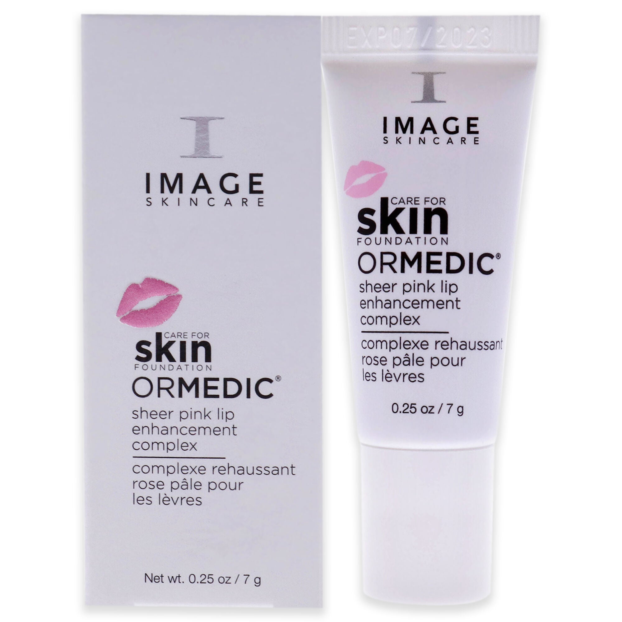 Ormedic Sheer Pink Lip Enhancement Complex by Image for Unisex - 0.25 oz Lip Treatment, See Description, hi-res image number 0