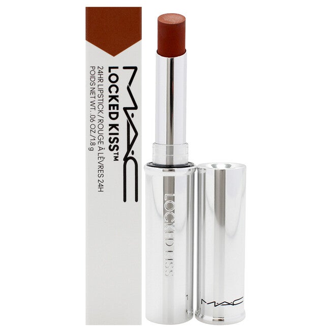Locked Kiss 24 Hr Lipstick - 85 Poncy by MAC for Women - 0.06 oz Lipstick, Brown, hi-res image number 0