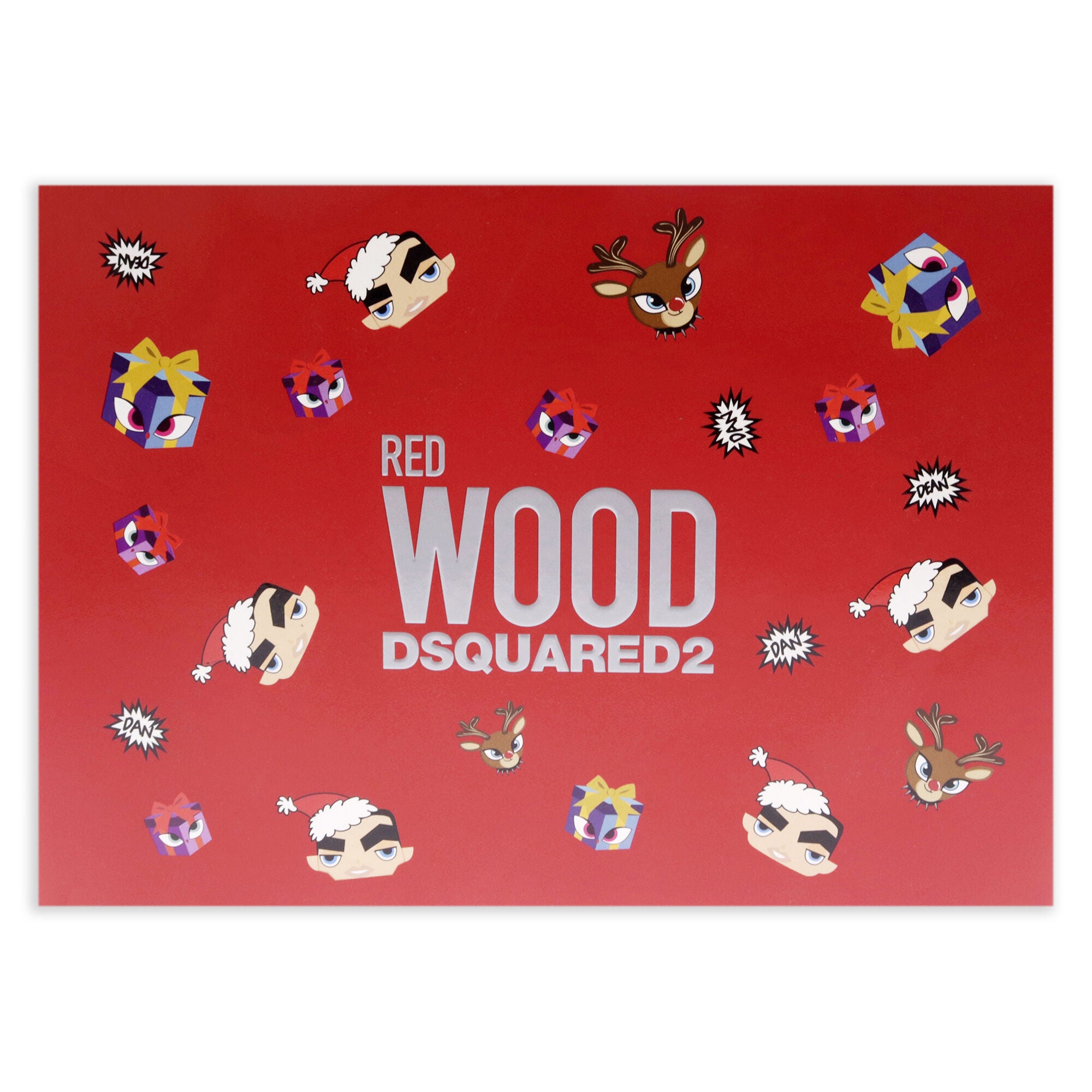 Red Wood by Dsquared2 for Women - 3 Pc Gift Set 3.4oz EDT Spray, 3.4oz Perfumed Bath and Shower Gel, Silver Round Purse, Clear, alternate image number 4