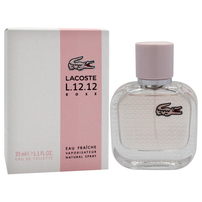 Lacoste Eau De L.12.12 Rose Eau Fraiche by Lacoste for Women - 1.1 oz EDT Spray, See Description, alternate image number 1
