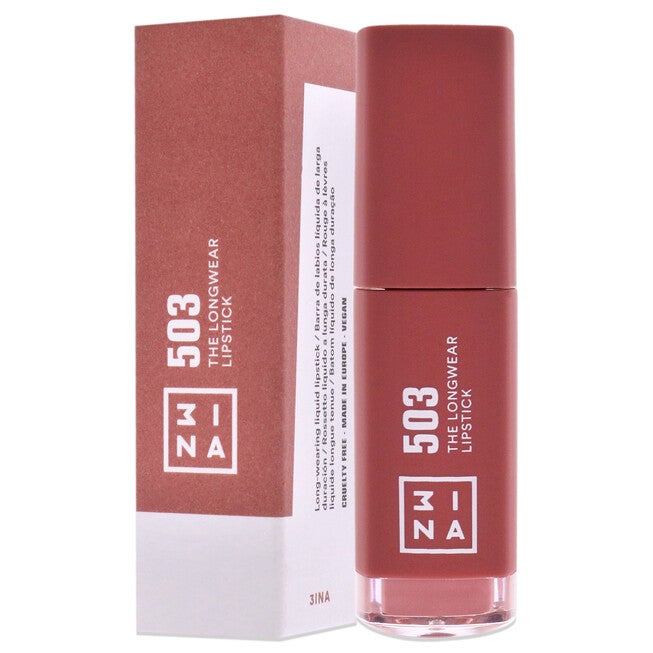 The Longwear Lipstick - 503 Nude by 3INA for Women - 0.20 oz Lipstick, See Description, alternate image number 3