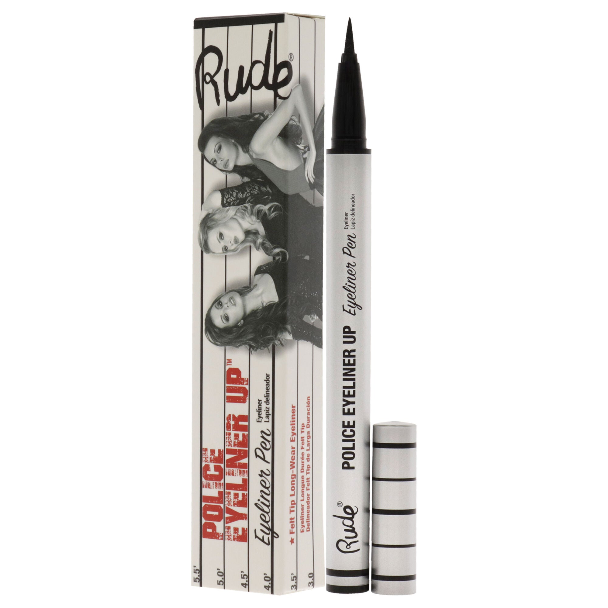 Police Eyeliner Up Eyeliner Pen - Bail Bond by Rude Cosmetics for Women - 0.017 oz Eyeliner, , alternate image number 7