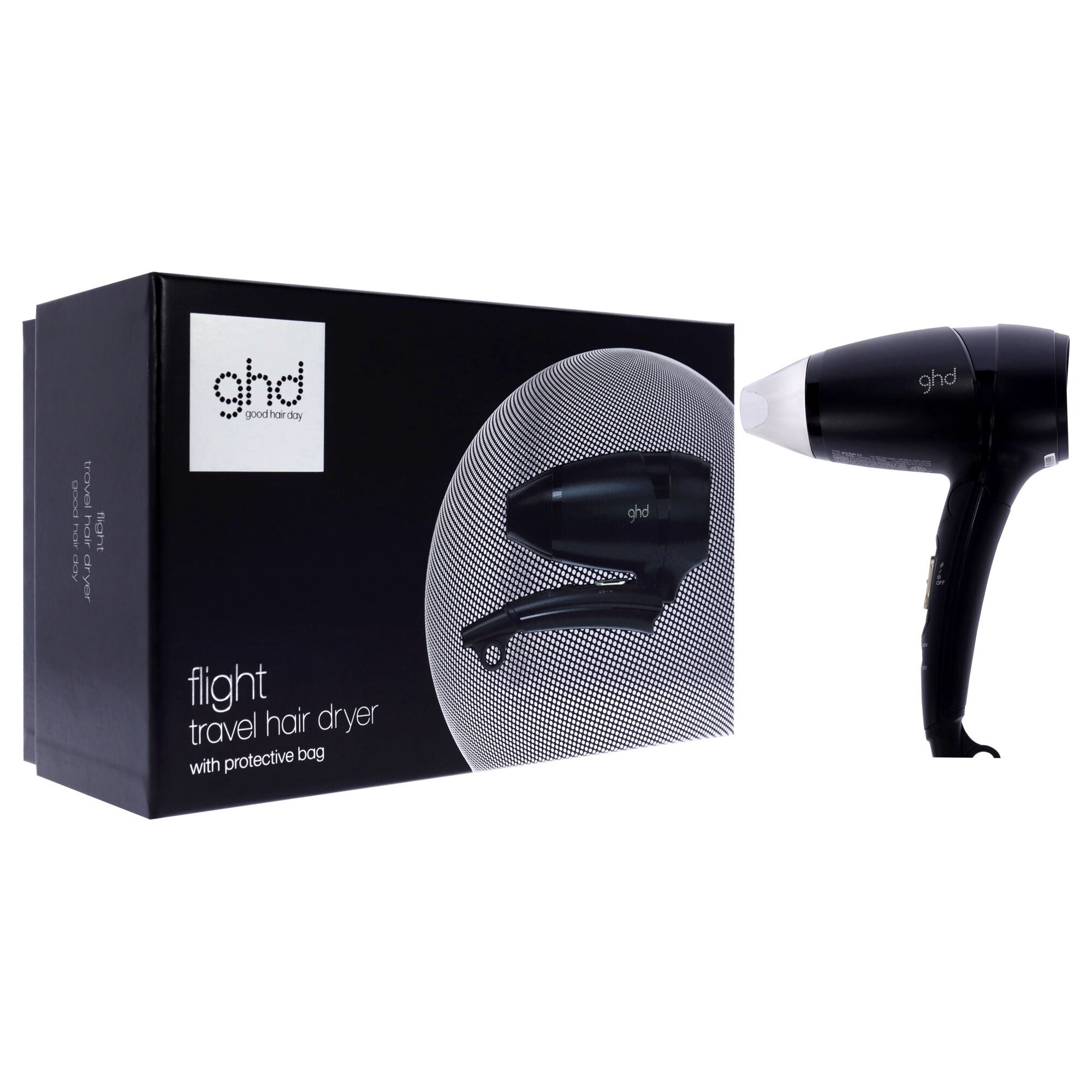 Copper Flight Travel Hairdryer - Black by GHD for Unisex - 1 Pc Hair Dryer, See Description, alternate image number 2