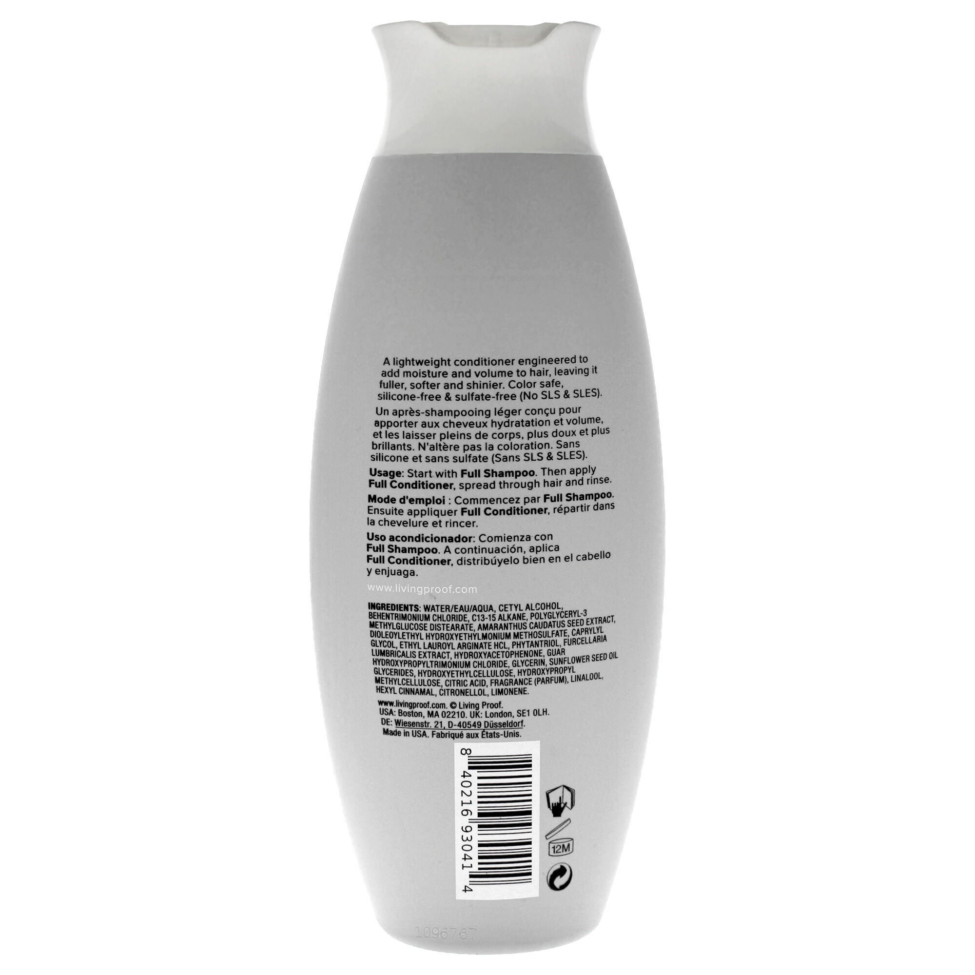 Full Conditioner by Living Proof for Unisex - 8 oz Conditioner, See Description, alternate image number 1