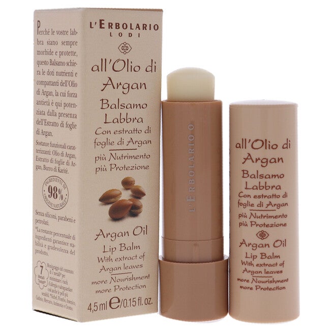 Lip Balm - Argan Oil by LErbolario for Unisex - 0.15 oz Lip Balm, See Description, alternate image number 1