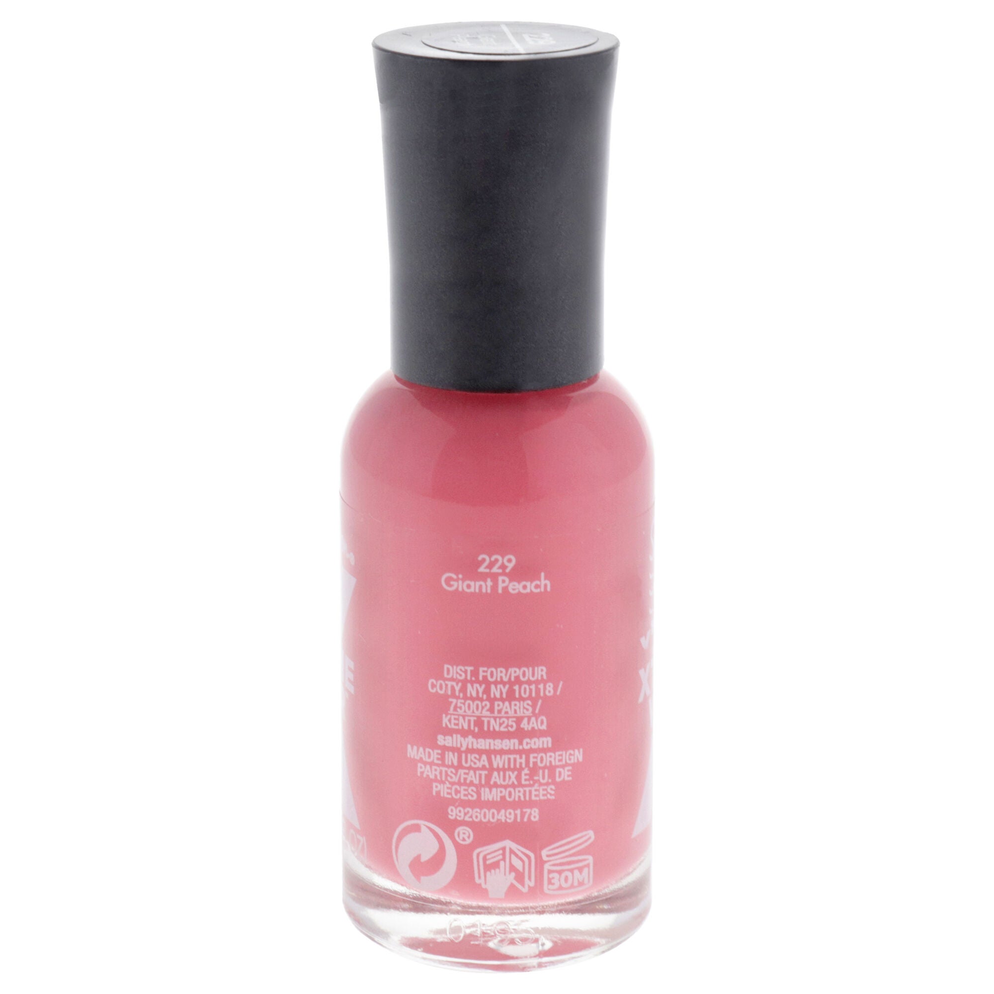 Hard As Nails Xtreme Wear Nail Color - 229 Giant Peach by Sally Hansen for Women - 0.4 oz Nail Polish, See Description, alternate image number 2