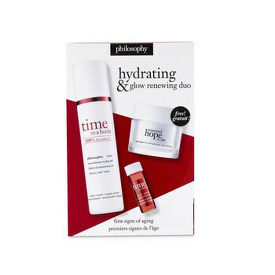 Hydrating & Glow Renewing Duo: Time In A Bottle Se, , alternate image number null