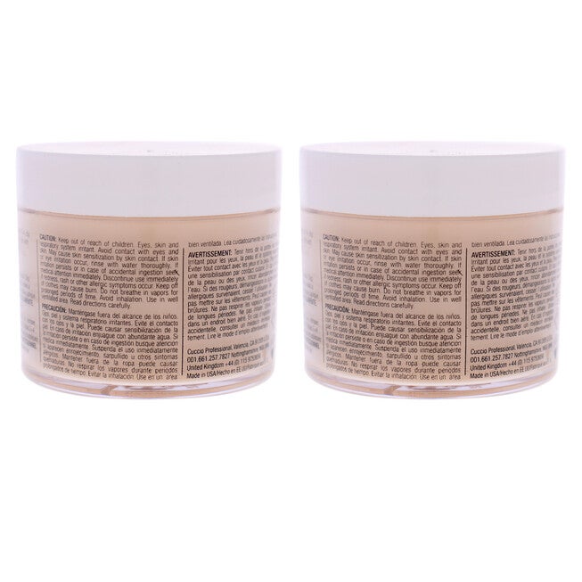 Pro Powder Polish Nail Colour Dip System - Flattering Peach by Cuccio Pro for Women - 0.5 oz Nail Powder - Pack of 2, See Description, alternate image number 1
