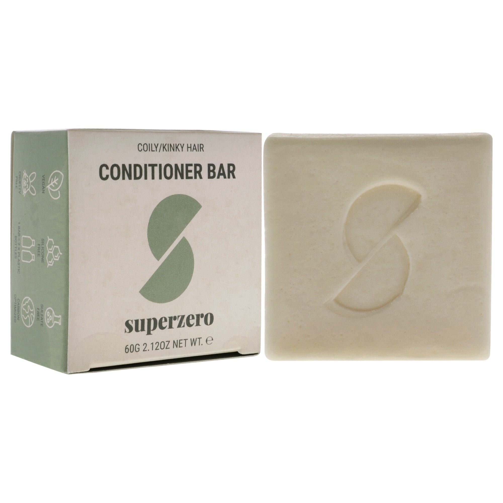 Conditioner Bar - Coily-Kinky Hair by Superzero for Unisex - 2.12 oz Conditioner, , alternate image number 6