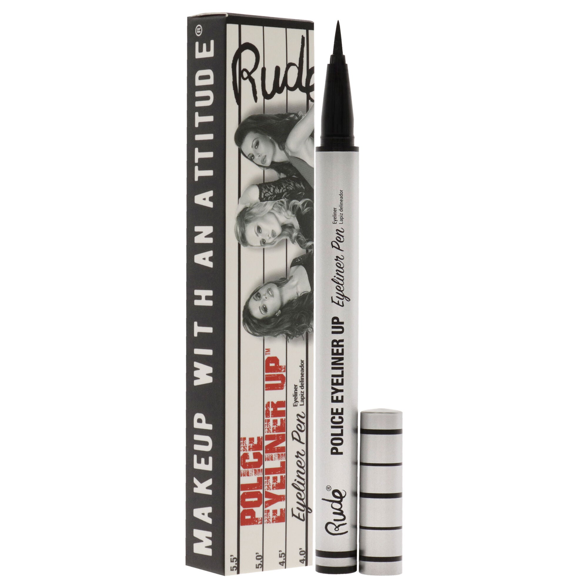 Police Eyeliner Up Eyeliner Pen - Bail Bond by Rude Cosmetics for Women - 0.017 oz Eyeliner, , alternate image number 6