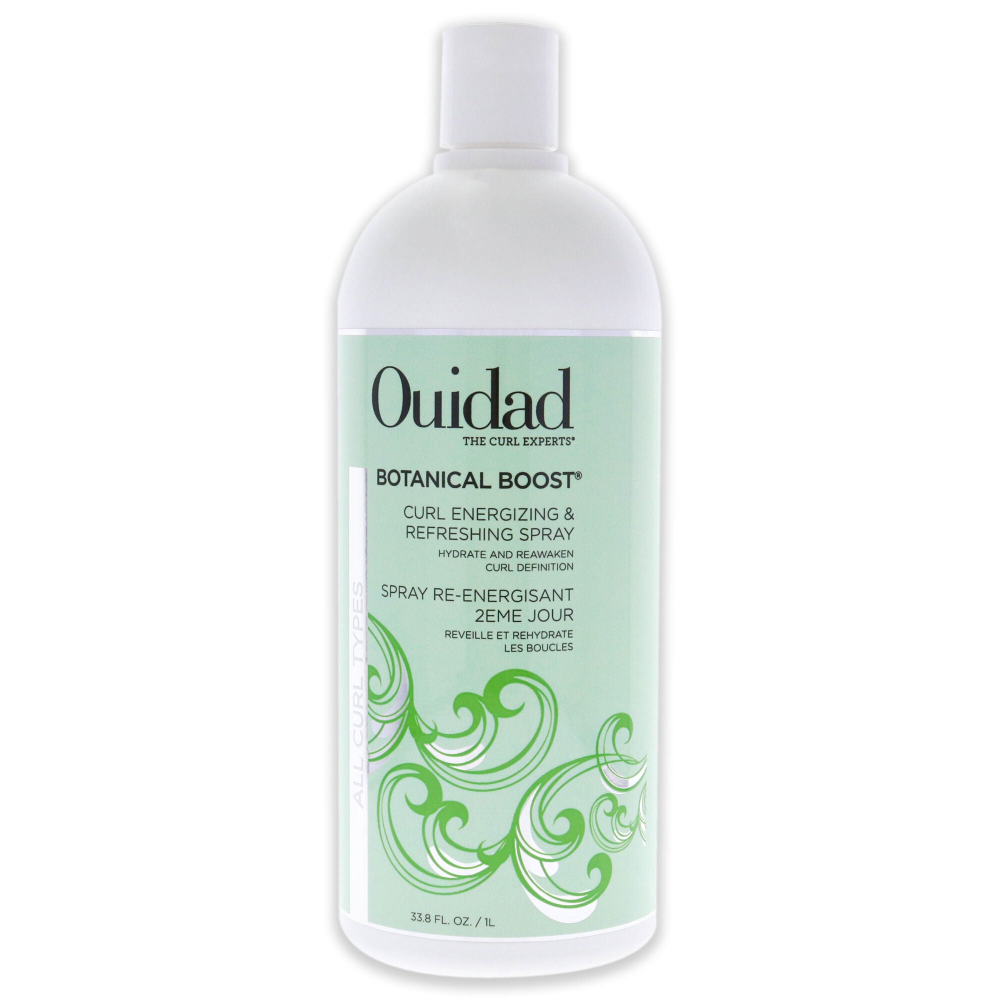 Botanical Boost Curl Energizing and Refreshing Spray by Ouidad for Unisex - 33.8 oz Hair Spray, , alternate image number 3