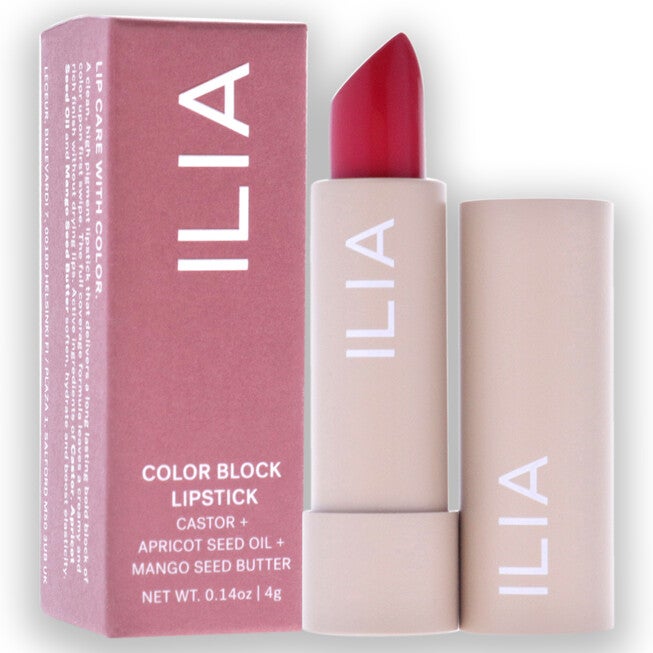 Color Block Lipstick - Grenadine by ILIA Beauty for Women - 0.14 oz Lipstick, , alternate image number null