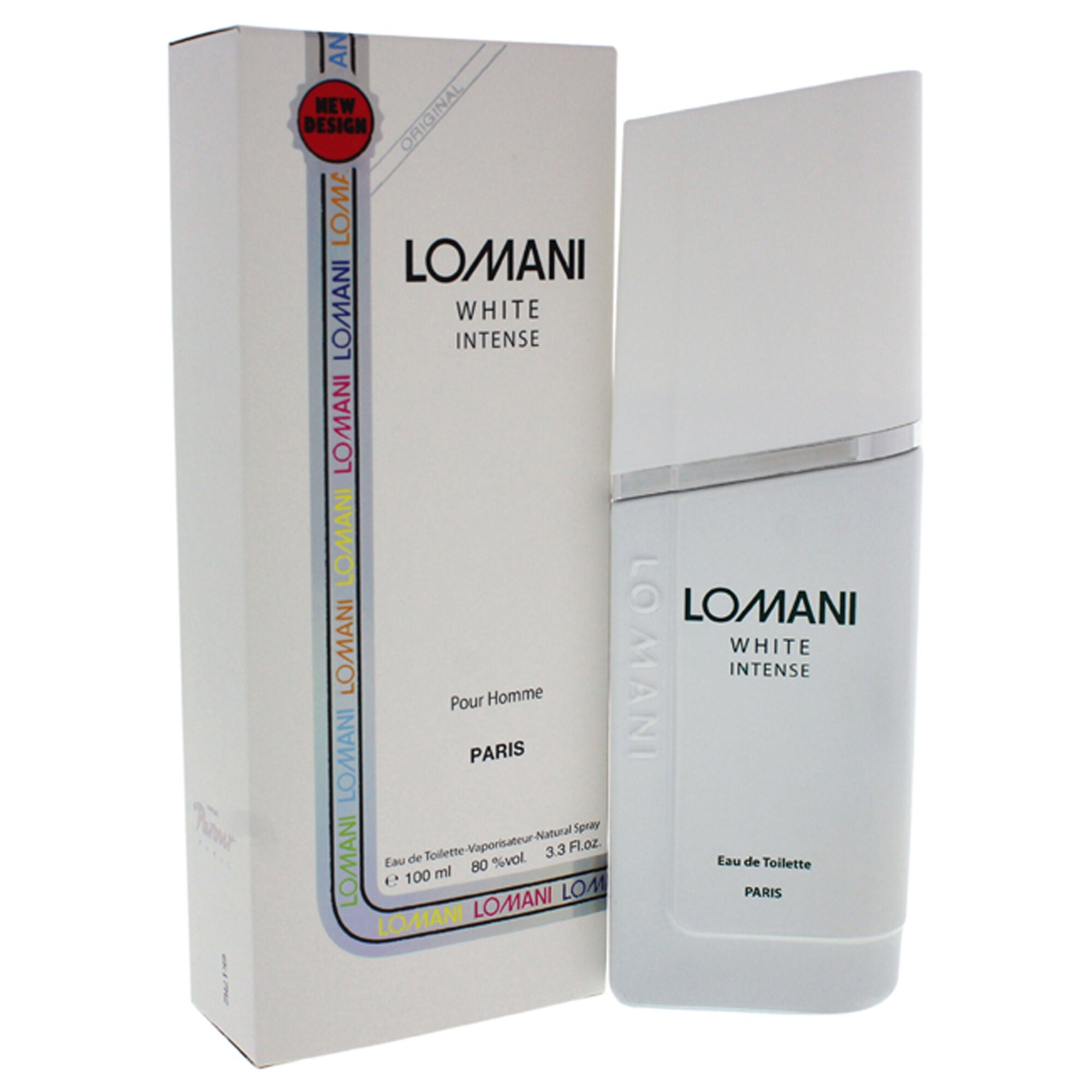 Lomani White Intense by Lomani for Men - 3.3 oz EDT Spray, See Description, hi-res image number 0