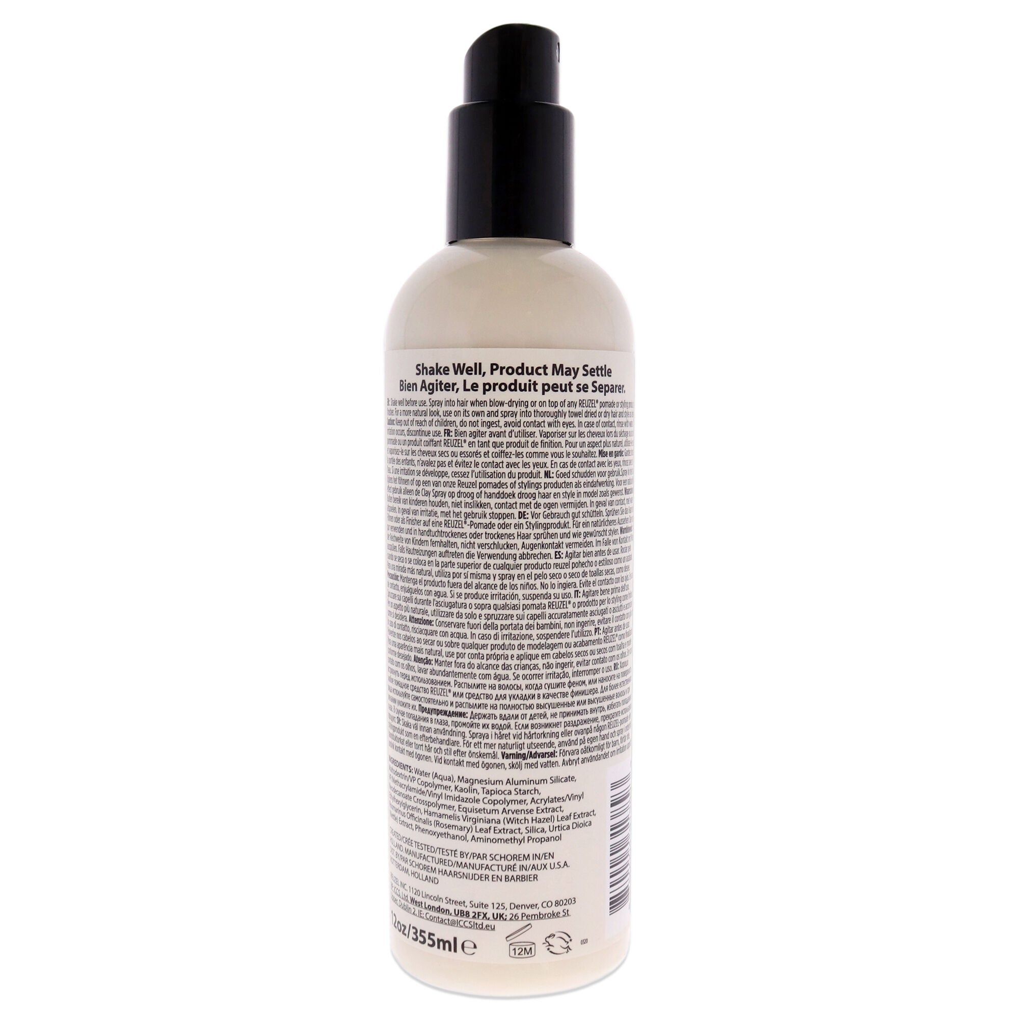 Clay Spray by Reuzel for Men - 12 oz Hair Spray, , alternate image number 3