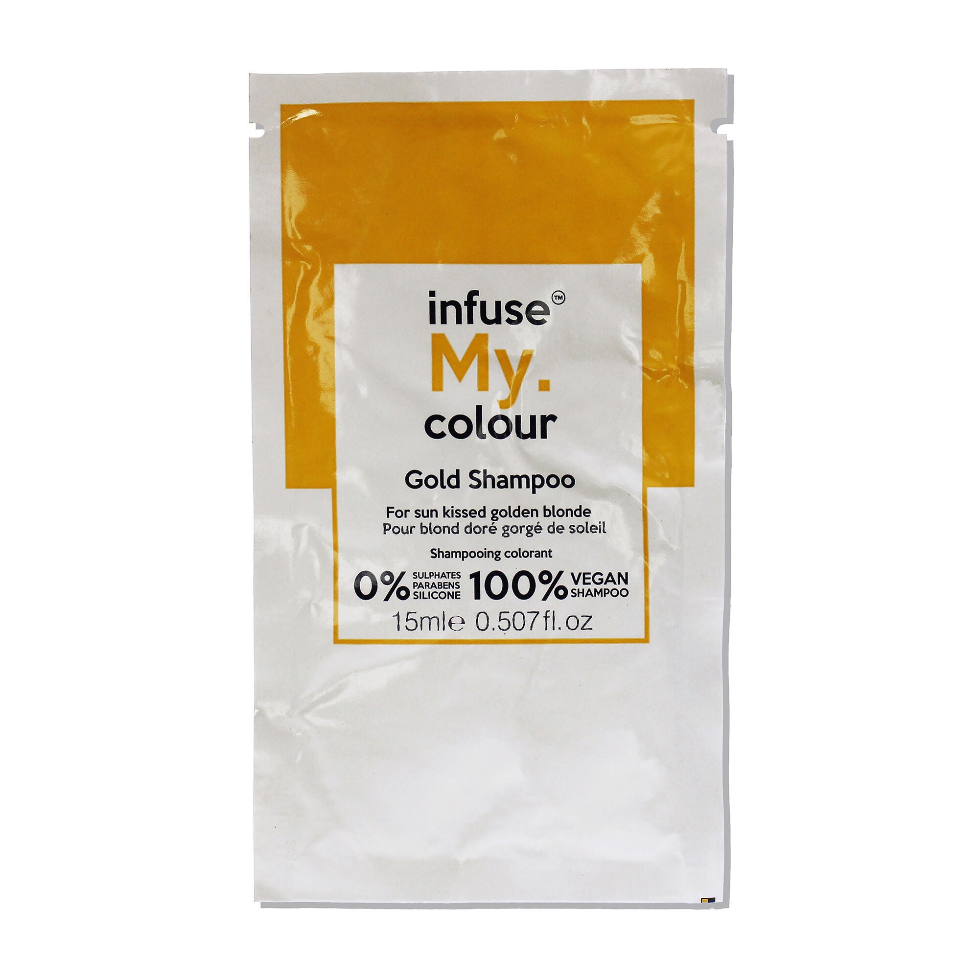 Gold Shampoo by Infuse My Colour for Unisex - 15 ml Shampoo, See Description, hi-res image number 0