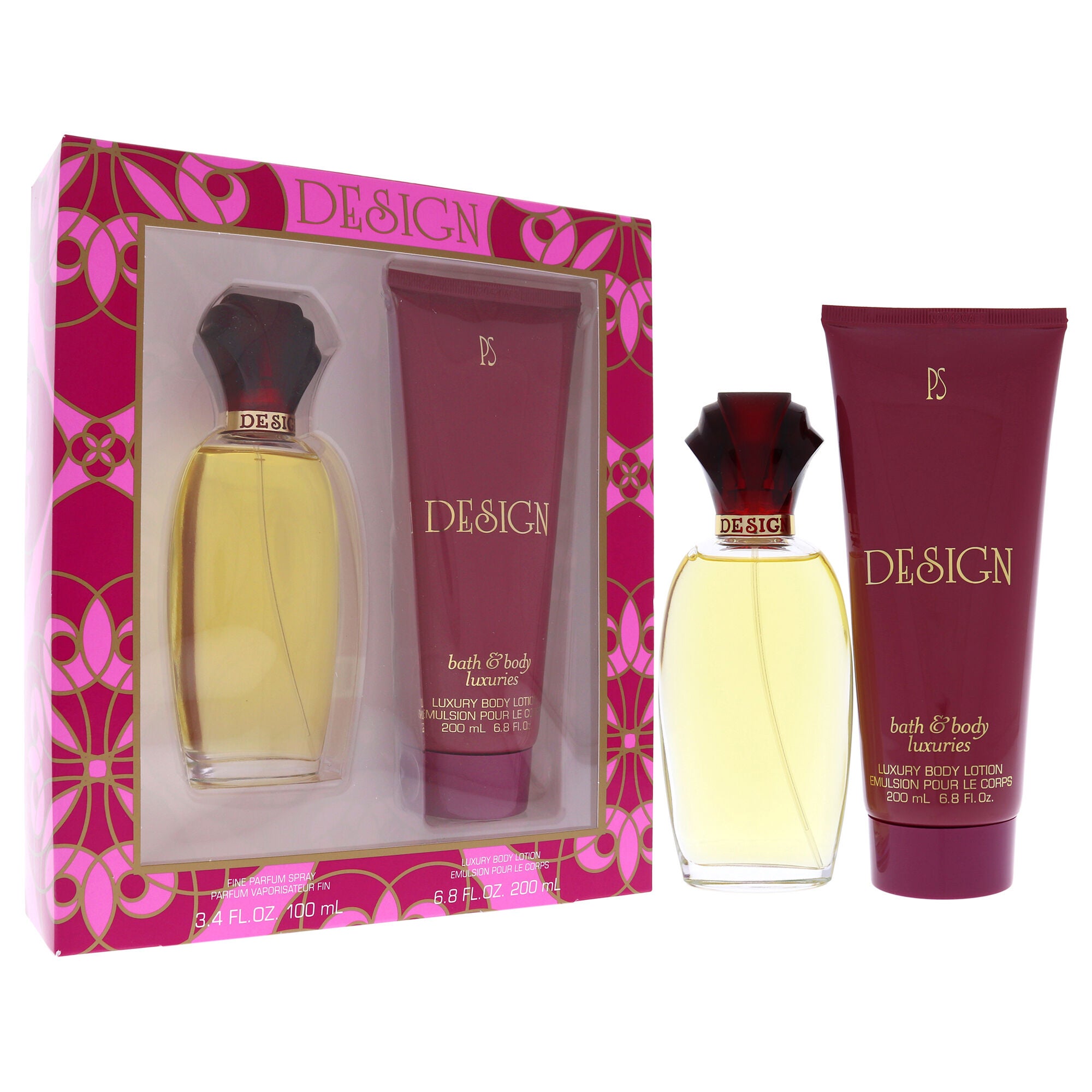 Design by Paul Sebastian for Women - 2 Pc Gift Set 3.4oz Fine Parfum Spray, 6.8oz Luxury Body Lotion, See Description, alternate image number 1