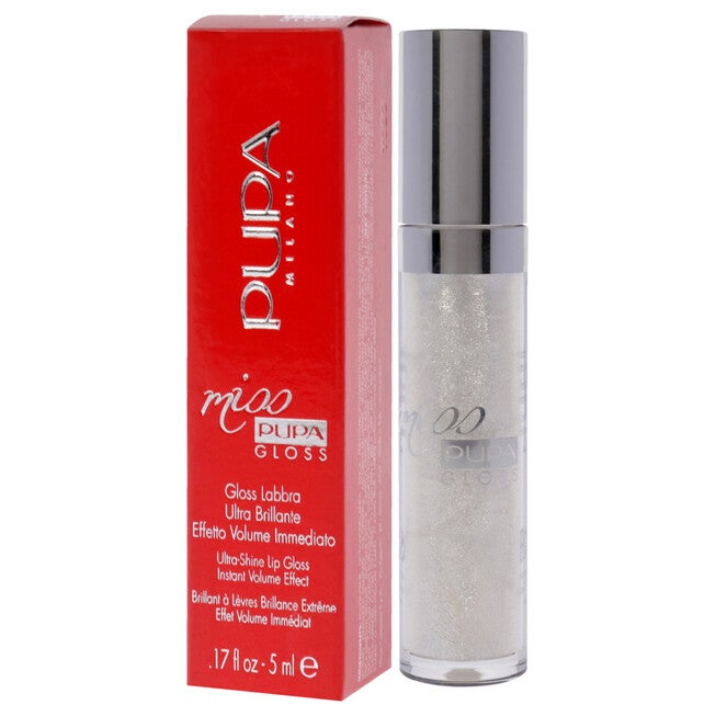 Miss Pupa Gloss Ultra-Shine Lip Gloss - 101 Pearly Clear by Pupa Milano for Women - 0.17 oz Lip Gloss, See Description, alternate image number 3