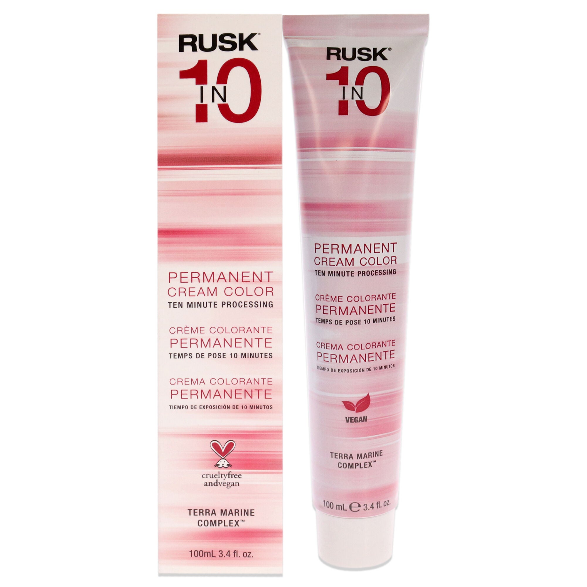 Permanent Cream Color In10 - 10S Ultra-Light Sand Blonde by Rusk for Unisex - 3.4 oz Hair Color, See Description, hi-res image number 0
