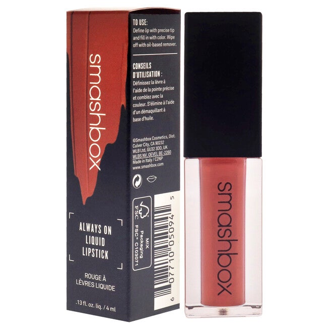 Always On Liquid Lipstick - Drivers Seat by SmashBox for Women - 0.13 oz Lipstick, , alternate image number null