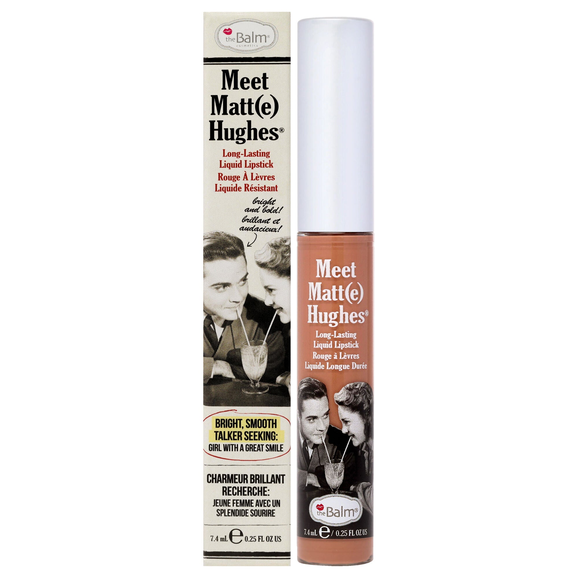 Meet Matte Hughes Long Lasting Liquid Lipstick - Humble by the Balm for Women - 0.25 oz Lipstick, See Description, hi-res image number 0