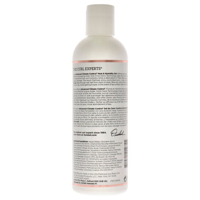 Advanced Climate Control Heat and Humidity Gel by Ouidad for Unisex - 8.5 oz Gel, See Description, alternate image number 1
