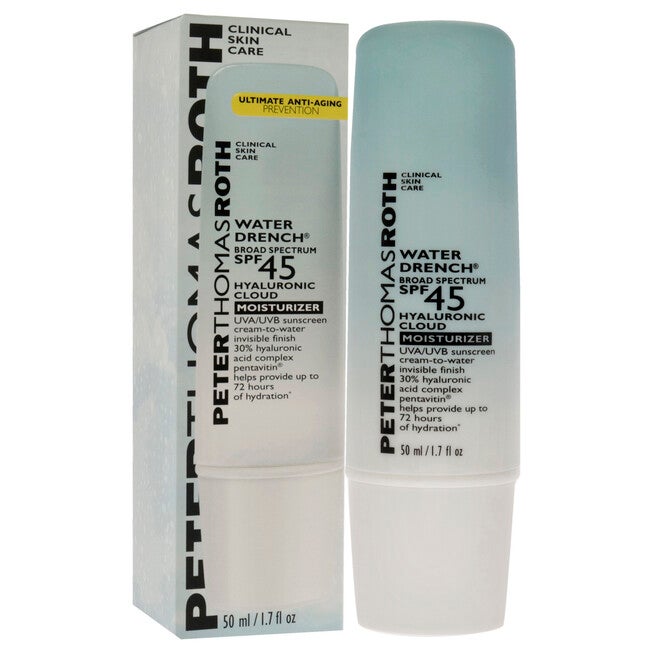 Water Drench Cloud Cream Moisturizer SPF 45 by Peter Thomas Roth for Unisex - 1.7 oz Cream, , alternate image number null
